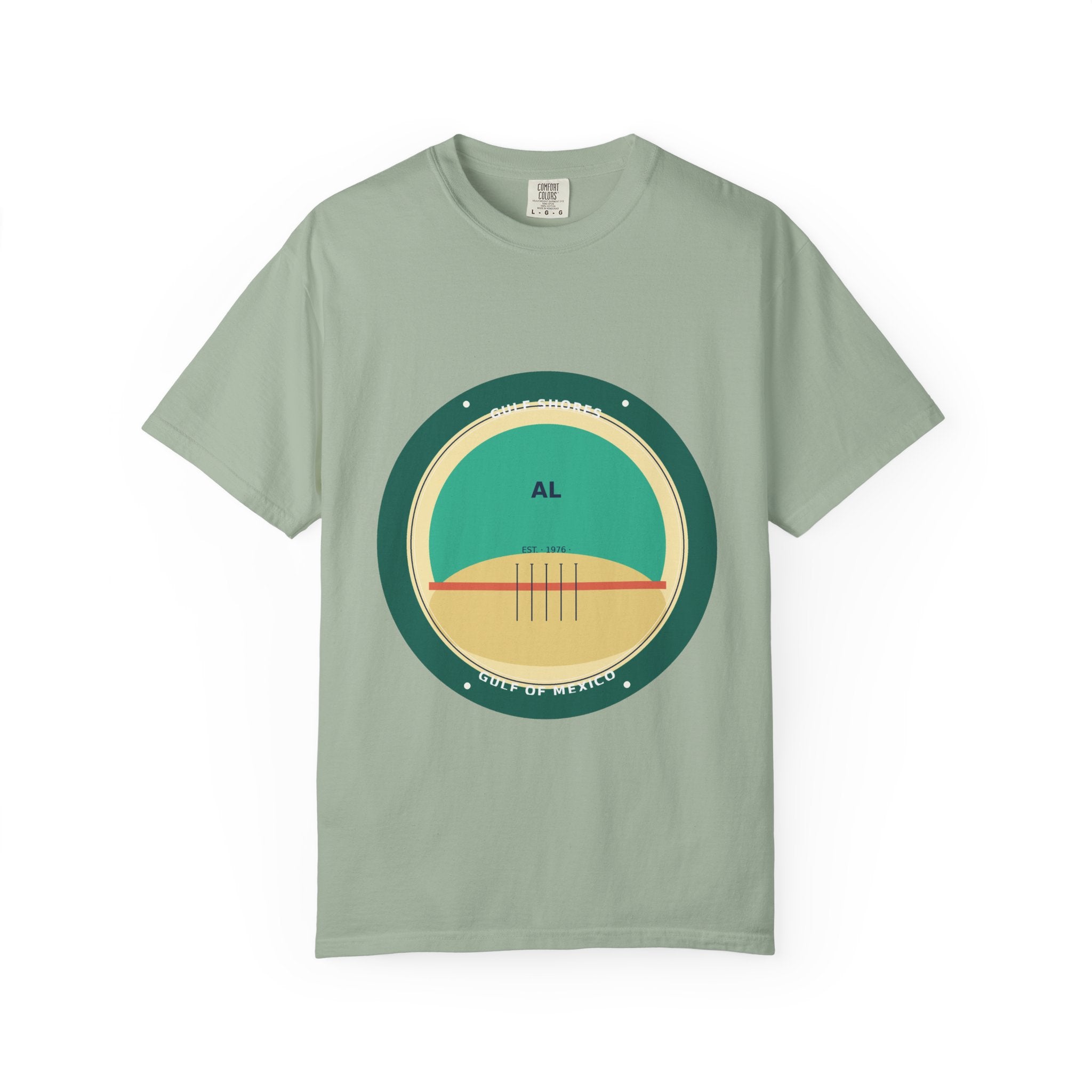 Gulf Shores Alabama Tee | Coastal Badge Art