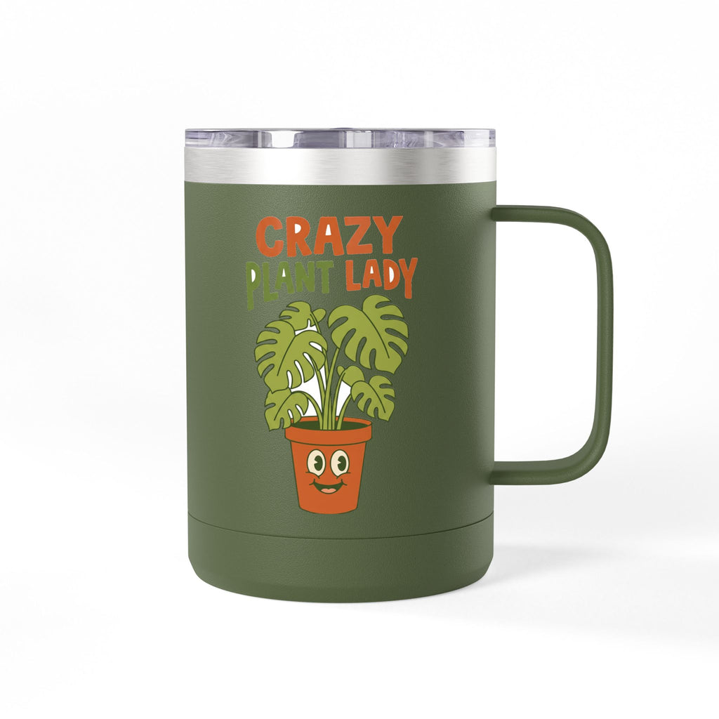 Crazy Plant Lady Tumbler | Plant Mom Tumbler 15oz