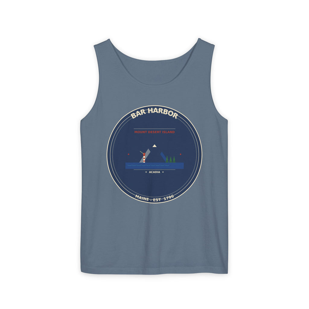 Bar Harbor Maine Tank Top | Acadia Vintage Badge Tank