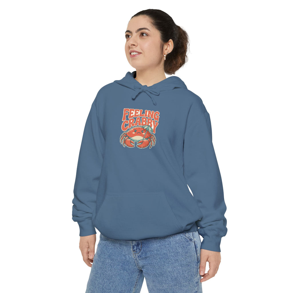 Feeling Crabby Hoodie | Comfort Colors Coastal Sweatshirt