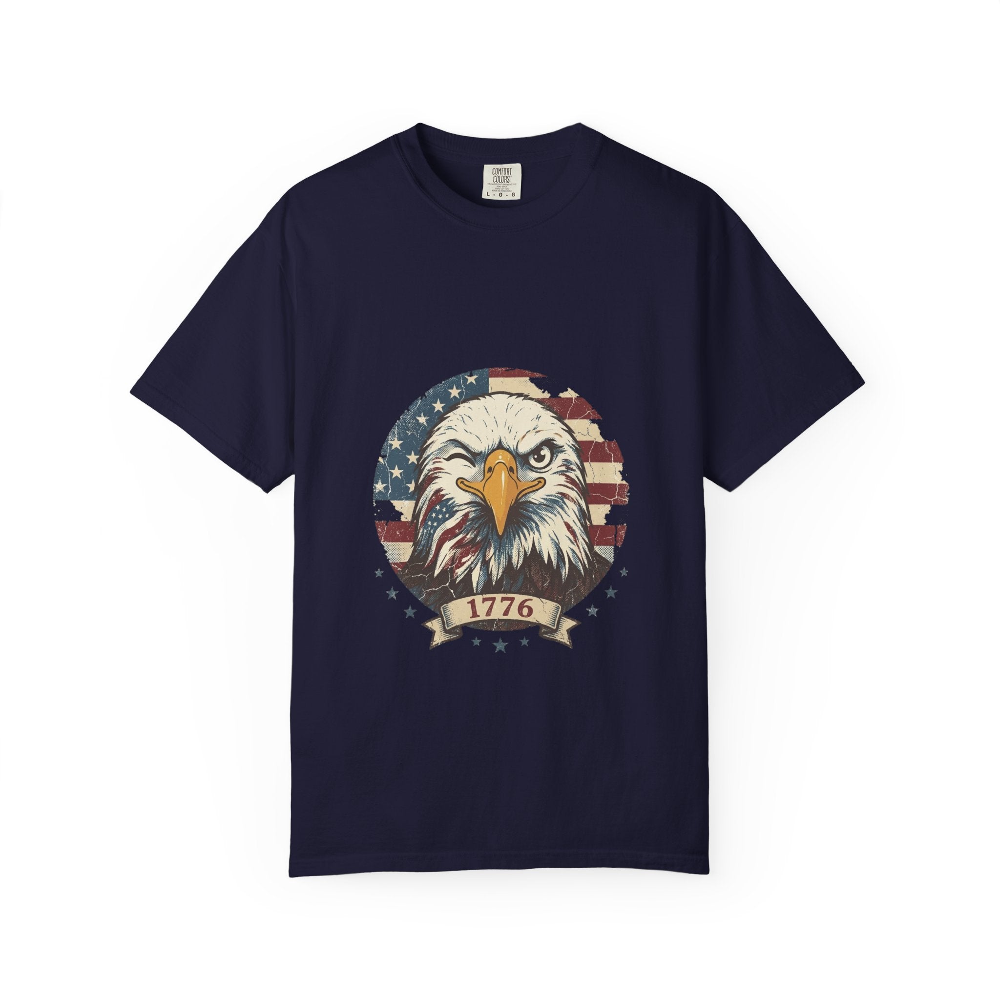 Winking 1776 Eagle Garment-Dyed Tee | Comfort Colors Retro | America 250