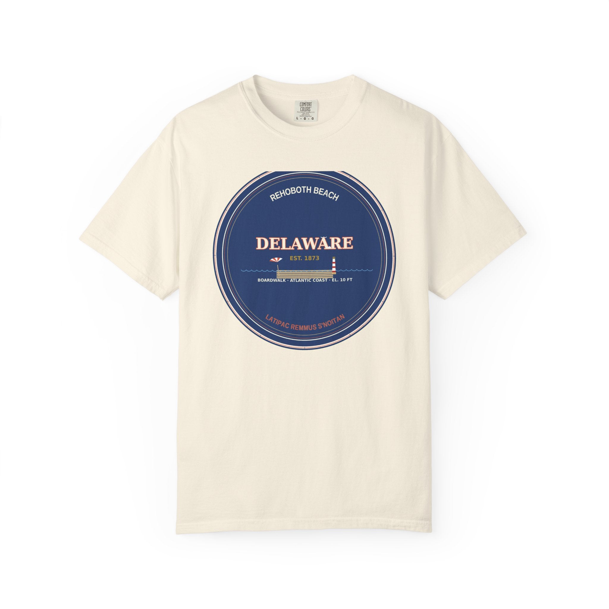 Rehoboth Beach Delaware Tee | Nation's Summer Capital Vintage Badge