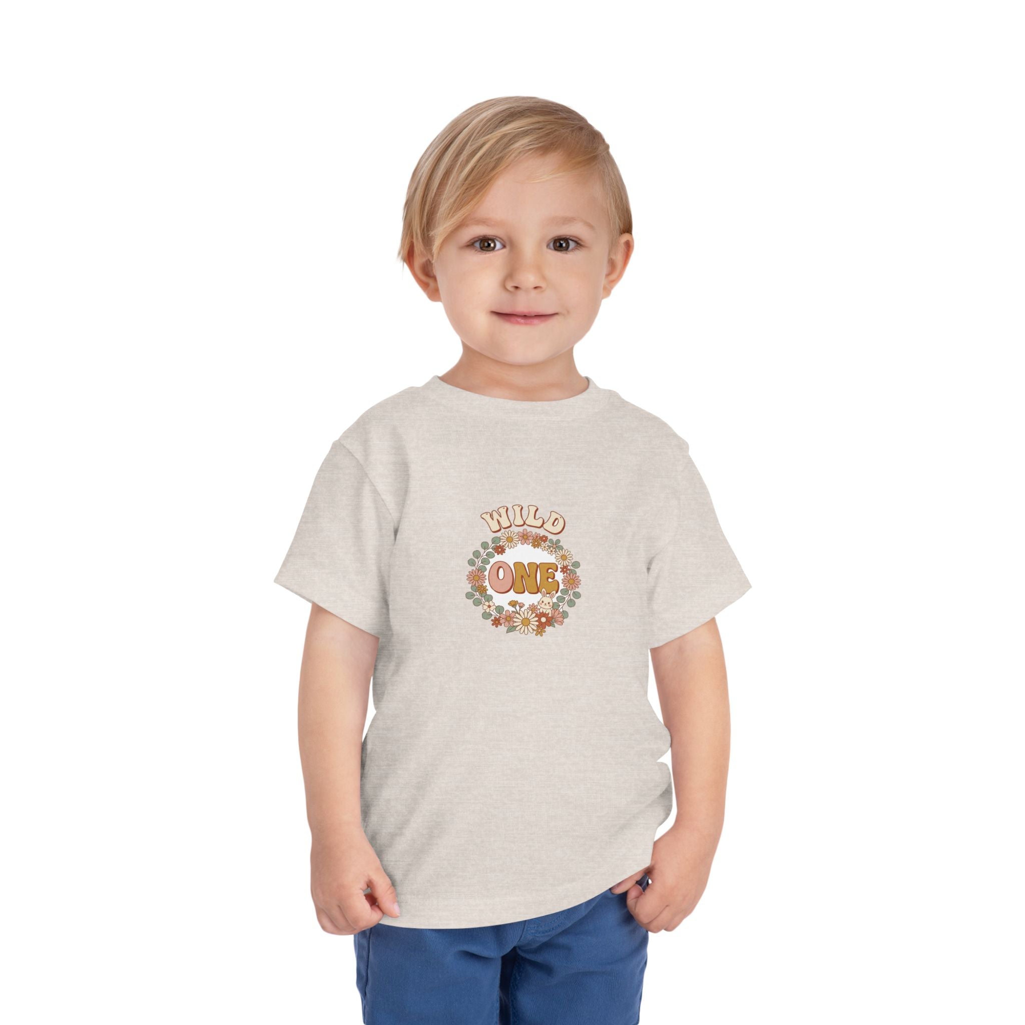 Wild One 1st Birthday Toddler Shirt Boho Bunny Tee