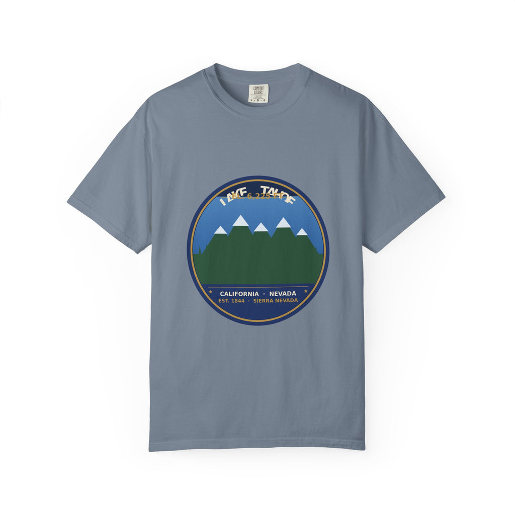 Lake Tahoe Alpine Badge Tee | Comfort Colors 1717