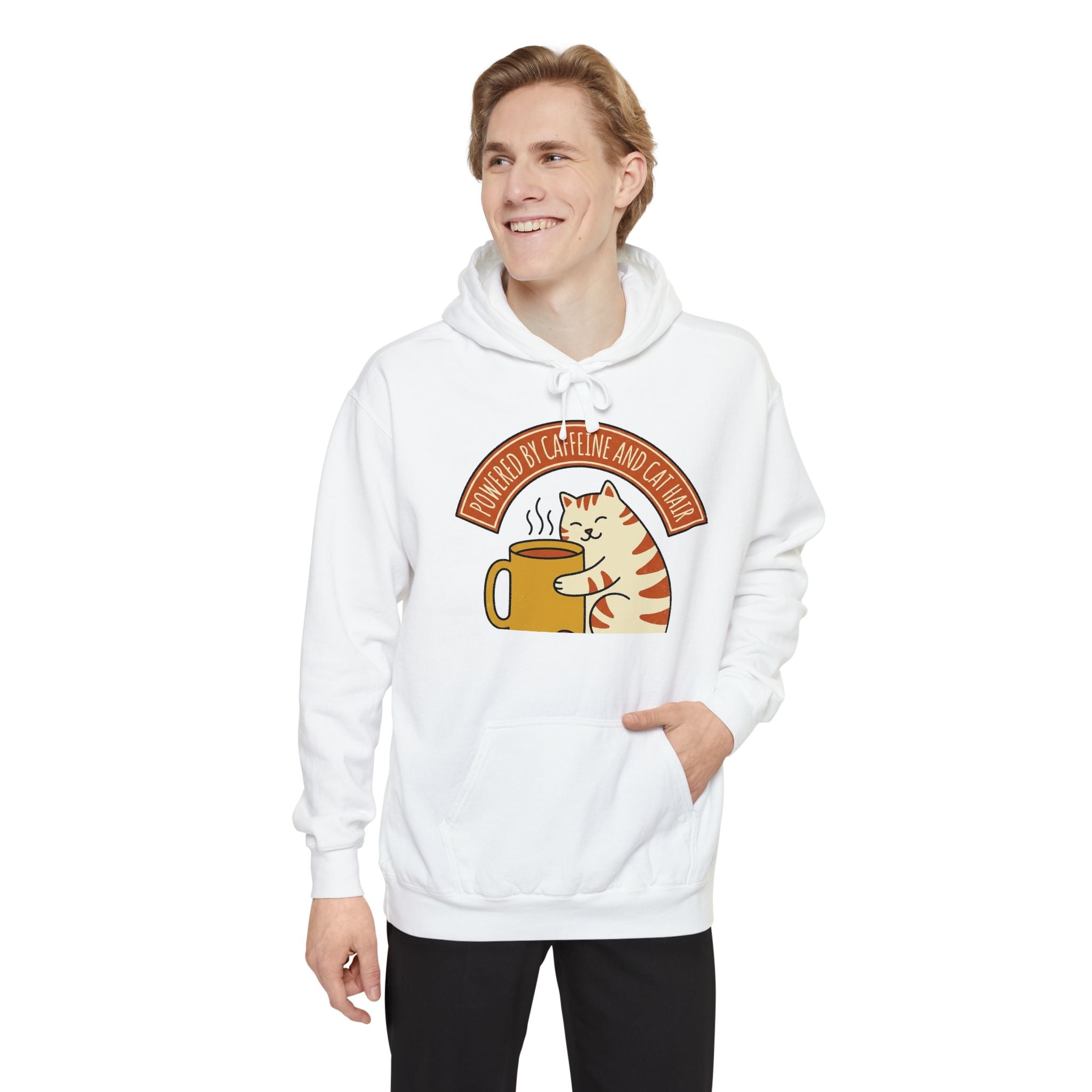 Cat Coffee | Powered by Caffeine Hoodie