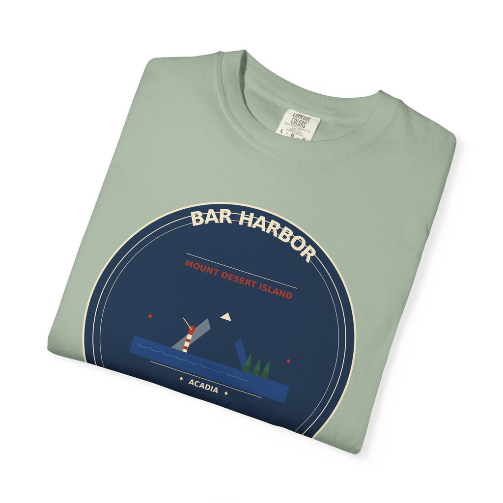 Bar Harbor Maine T-Shirt | Acadia Vintage Badge Tee