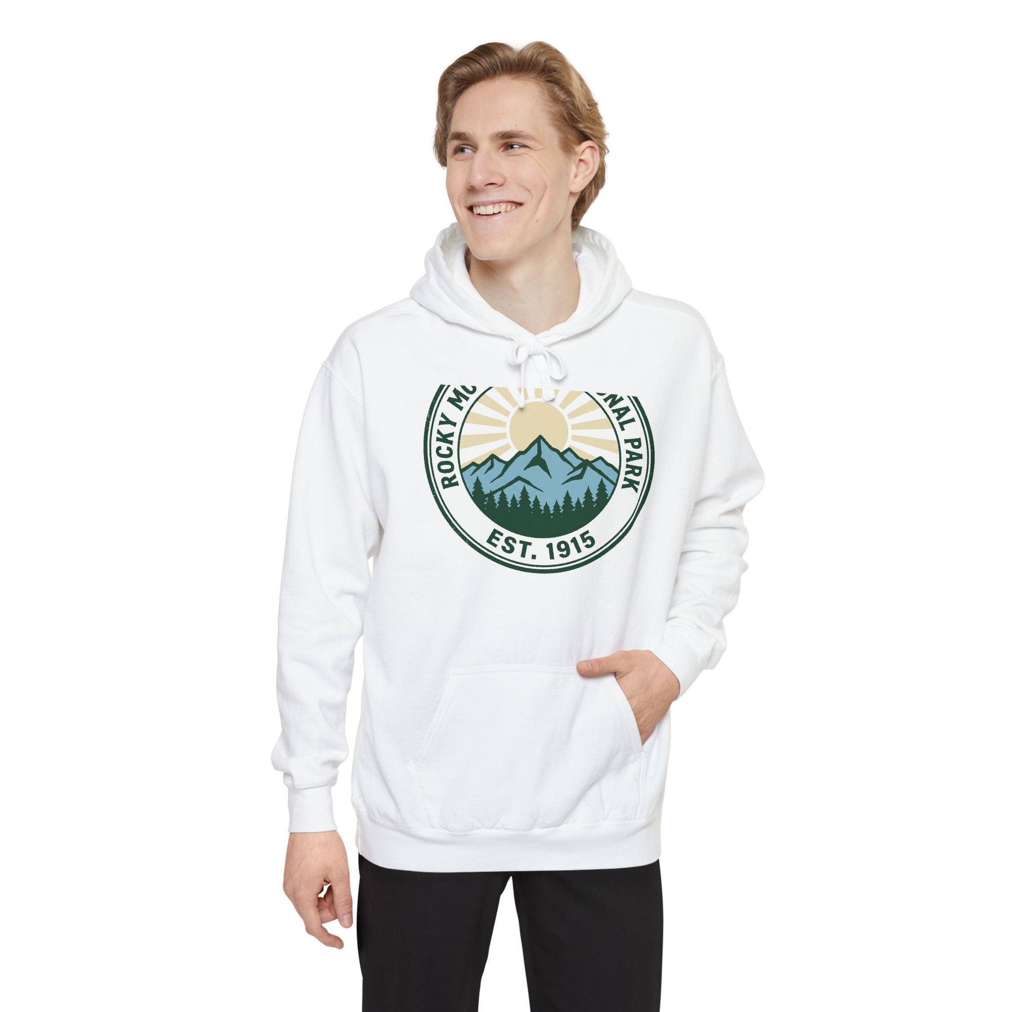 Rocky Mountain National Park Hoodie | Vintage EST. 1915 Colorado Mountain Sweatshirt