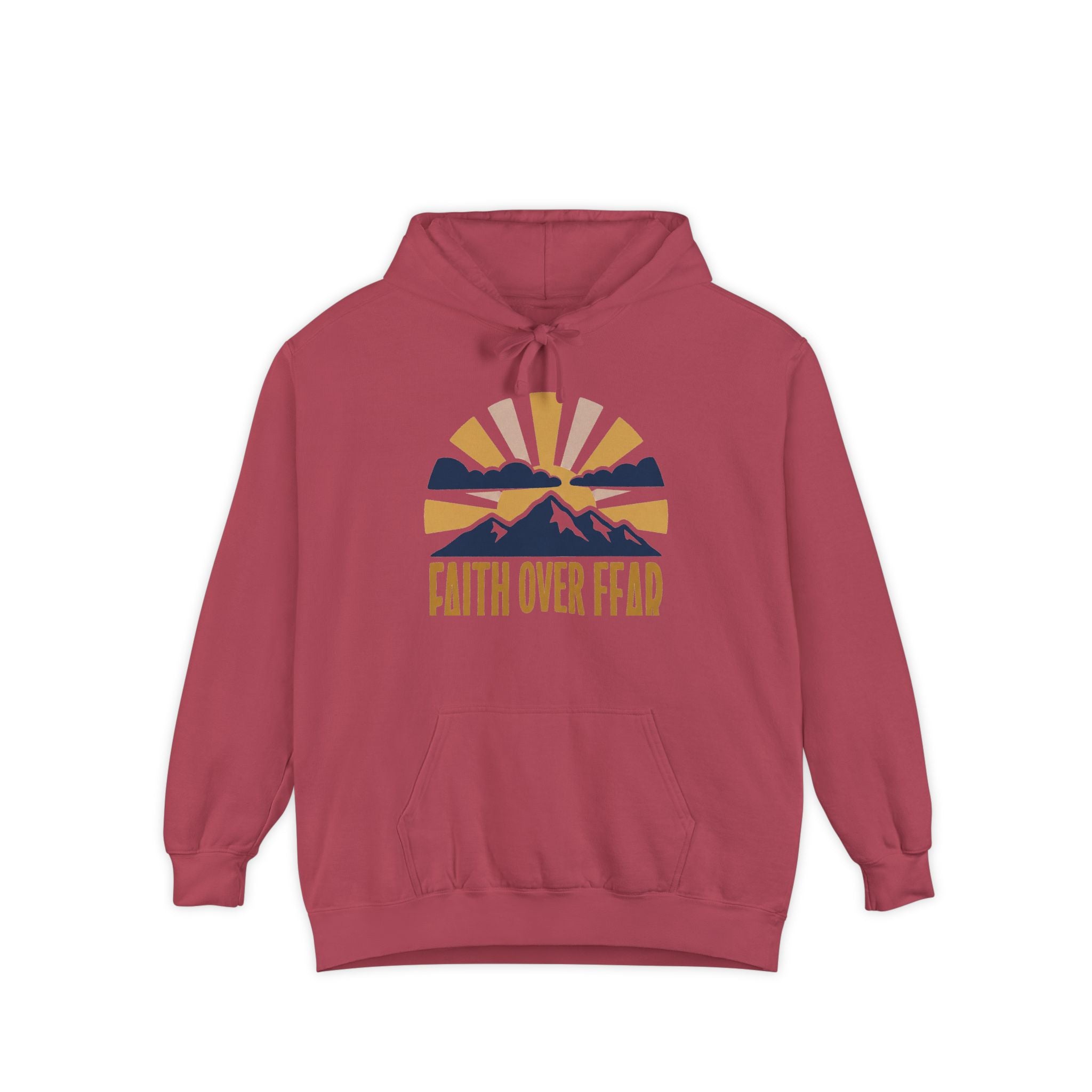 Faith Over Fear Hoodie | Inspirational Christian Sweatshirt