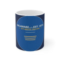 Rehoboth Beach Delaware Coffee Mug | Vintage Boardwalk Badge 11oz