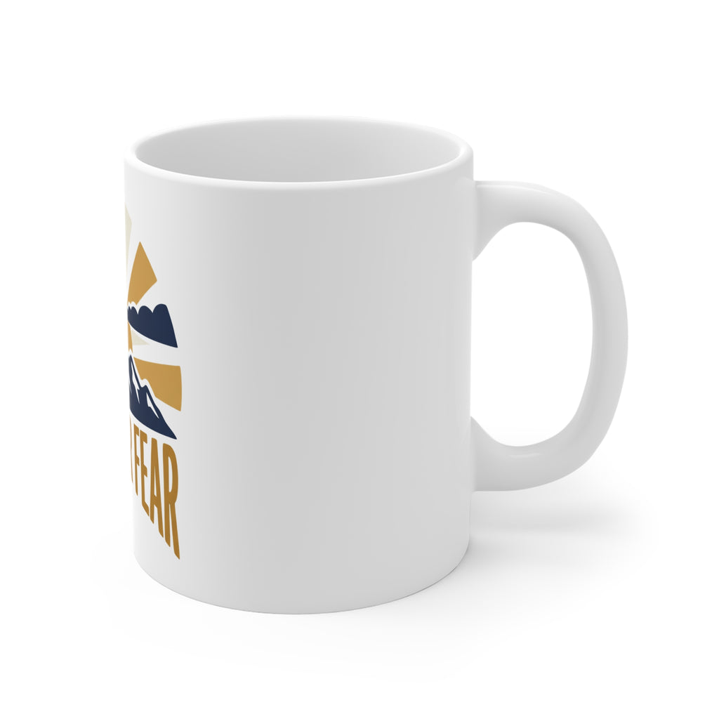 Faith Over Fear Coffee Mug 11oz | Inspirational Christian Gift
