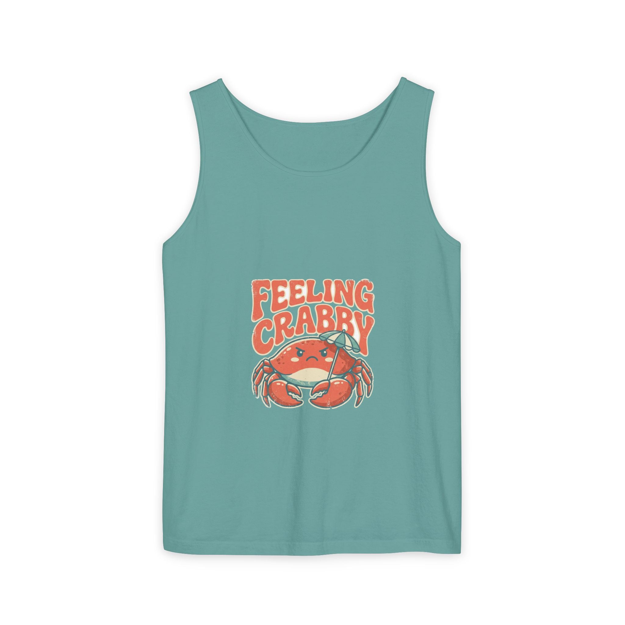 Feeling Crabby Tank Top | Comfort Colors Summer Beach Tank