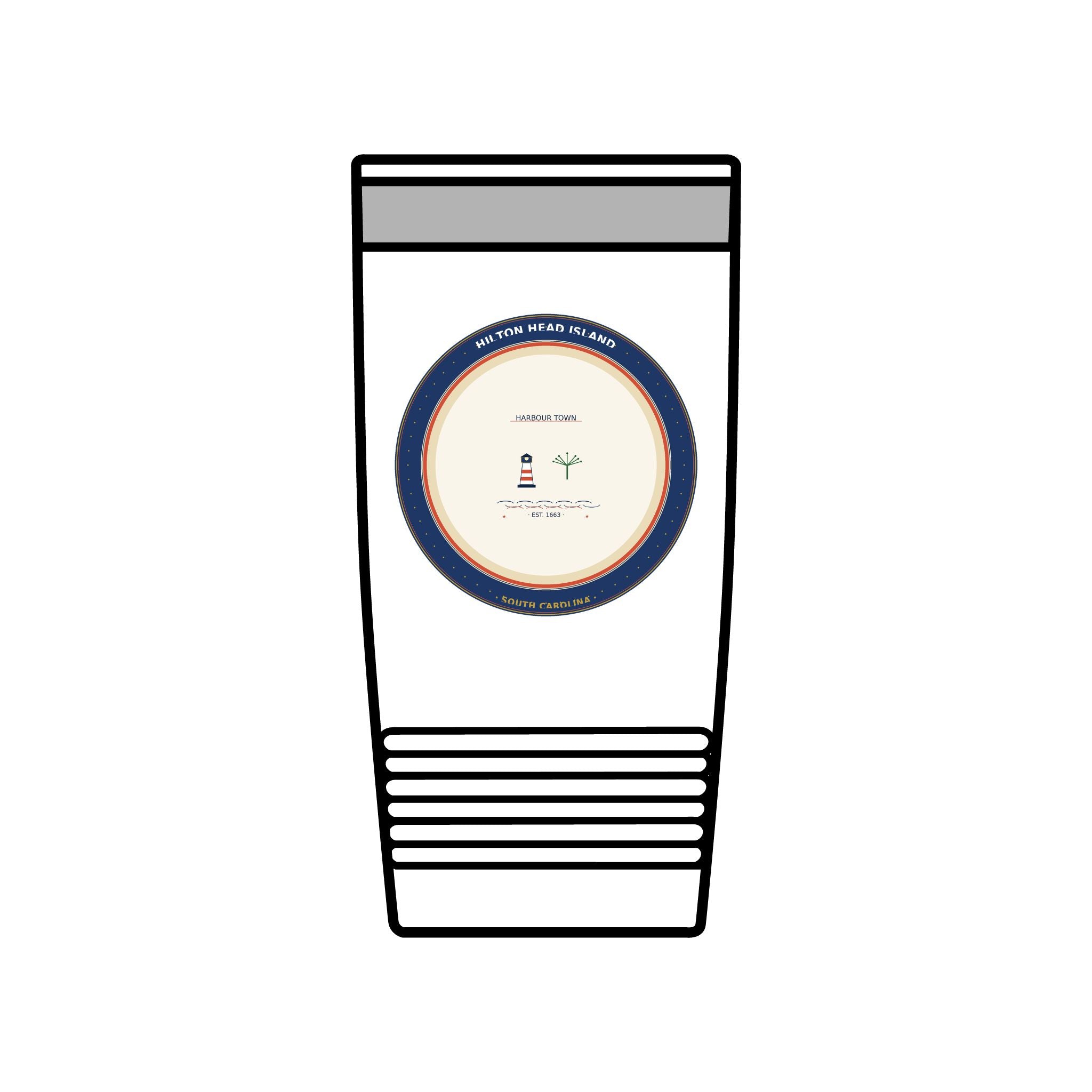Hilton Head Island 20oz Tumbler | Coastal Badge | The Lowcountry