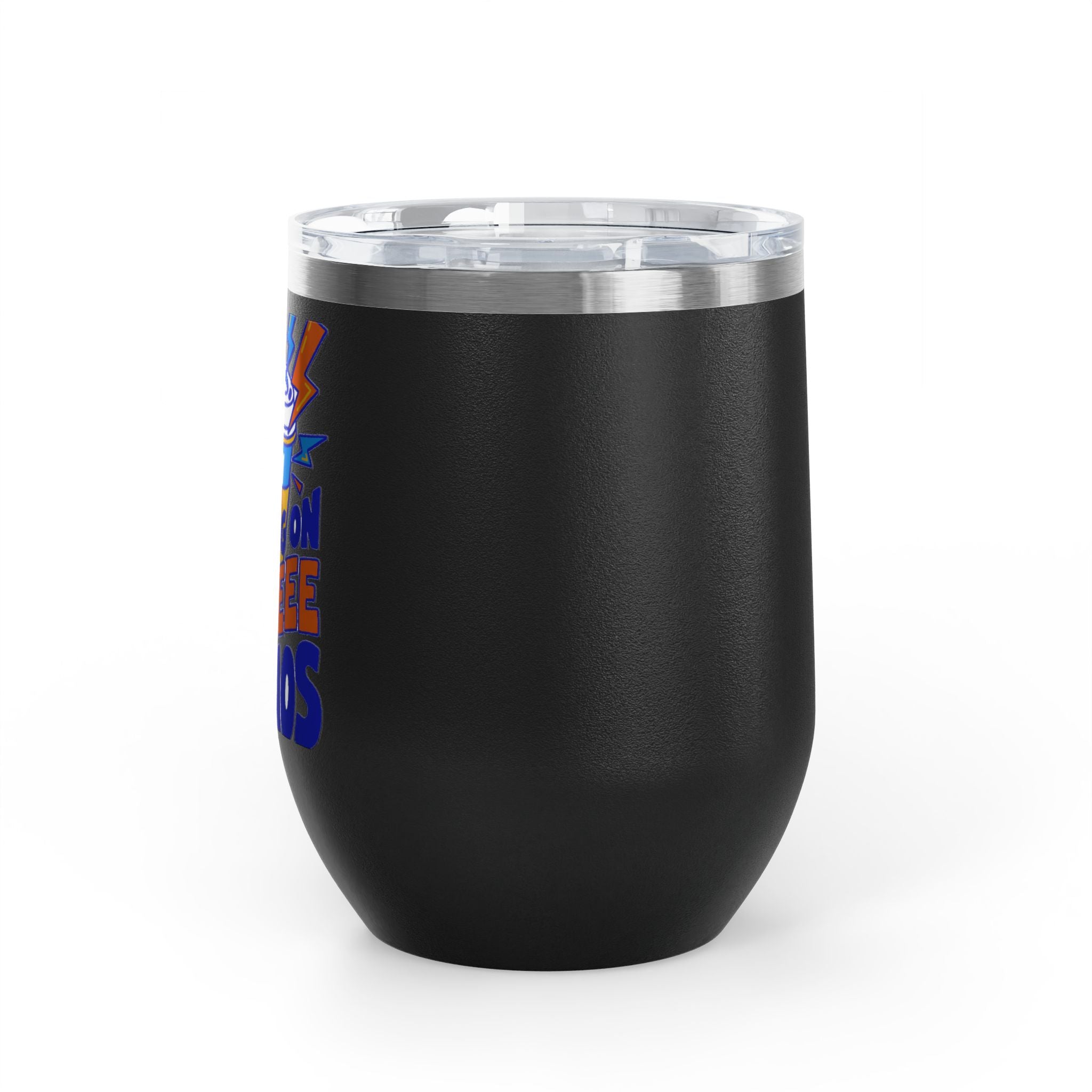 Running on Coffee & Chaos Tumbler | 12oz Insulated Coffee Mug