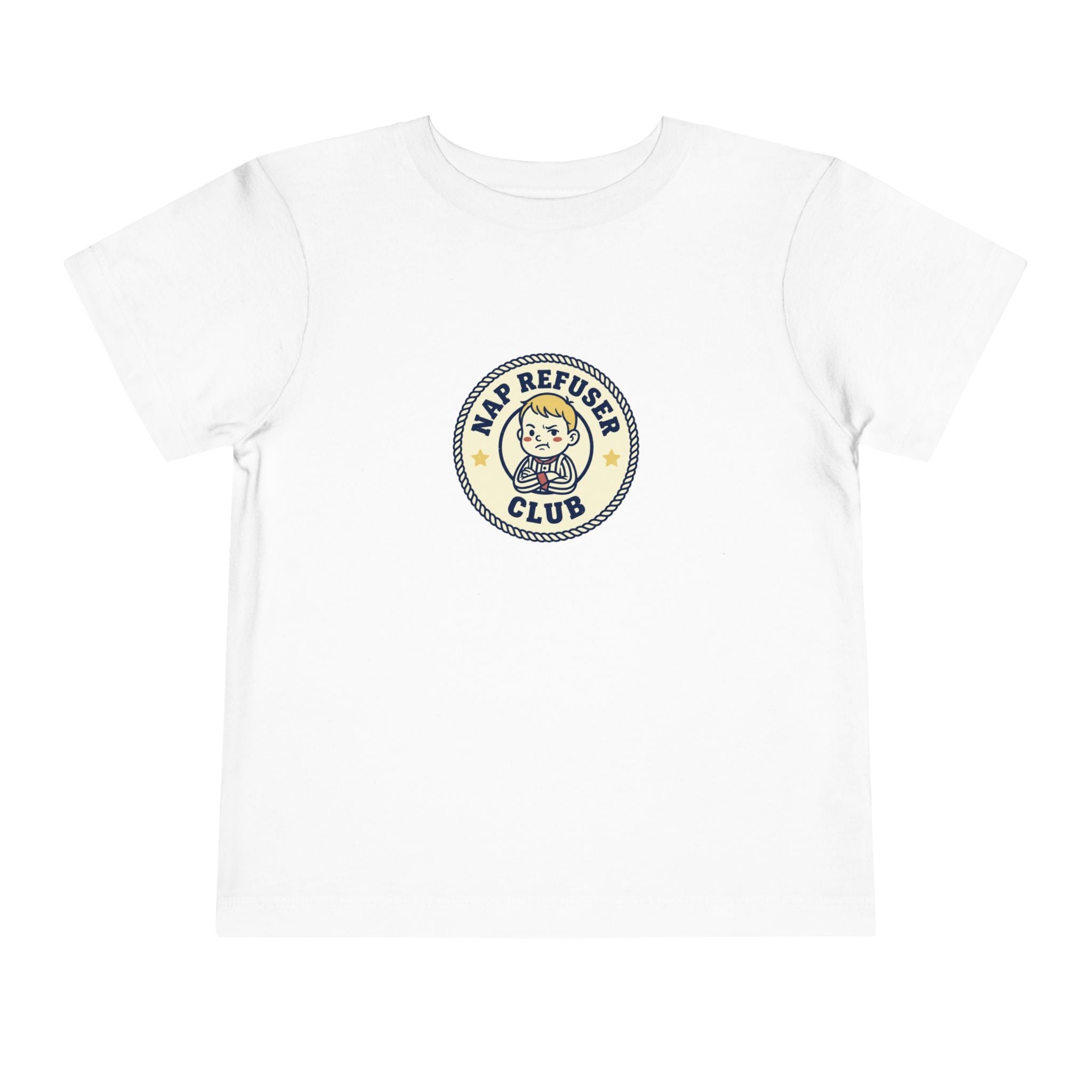 Nap Refuser Club Toddler Shirt Funny Nap Badge Tee