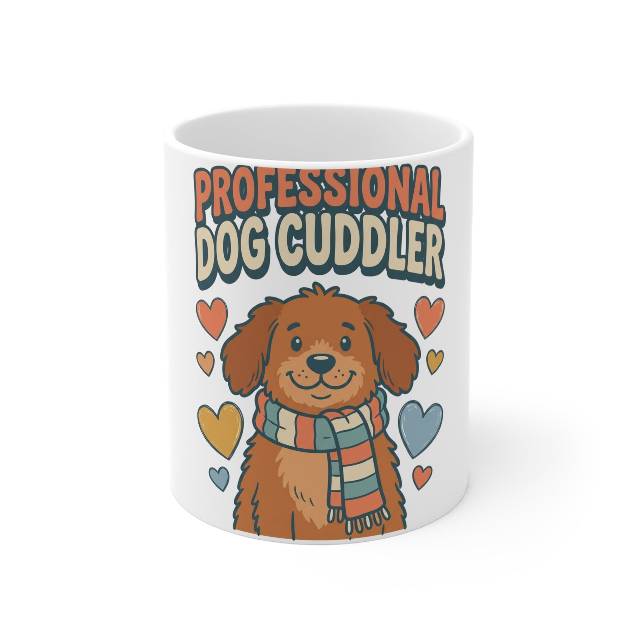 Professional Dog Cuddler Mug | Funny Dog Mom Coffee Mug