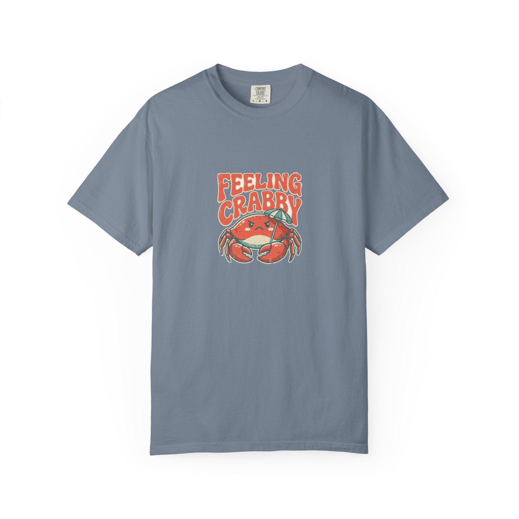 Feeling Crabby Shirt | Funny Crab Tee Comfort Colors Summer Beach