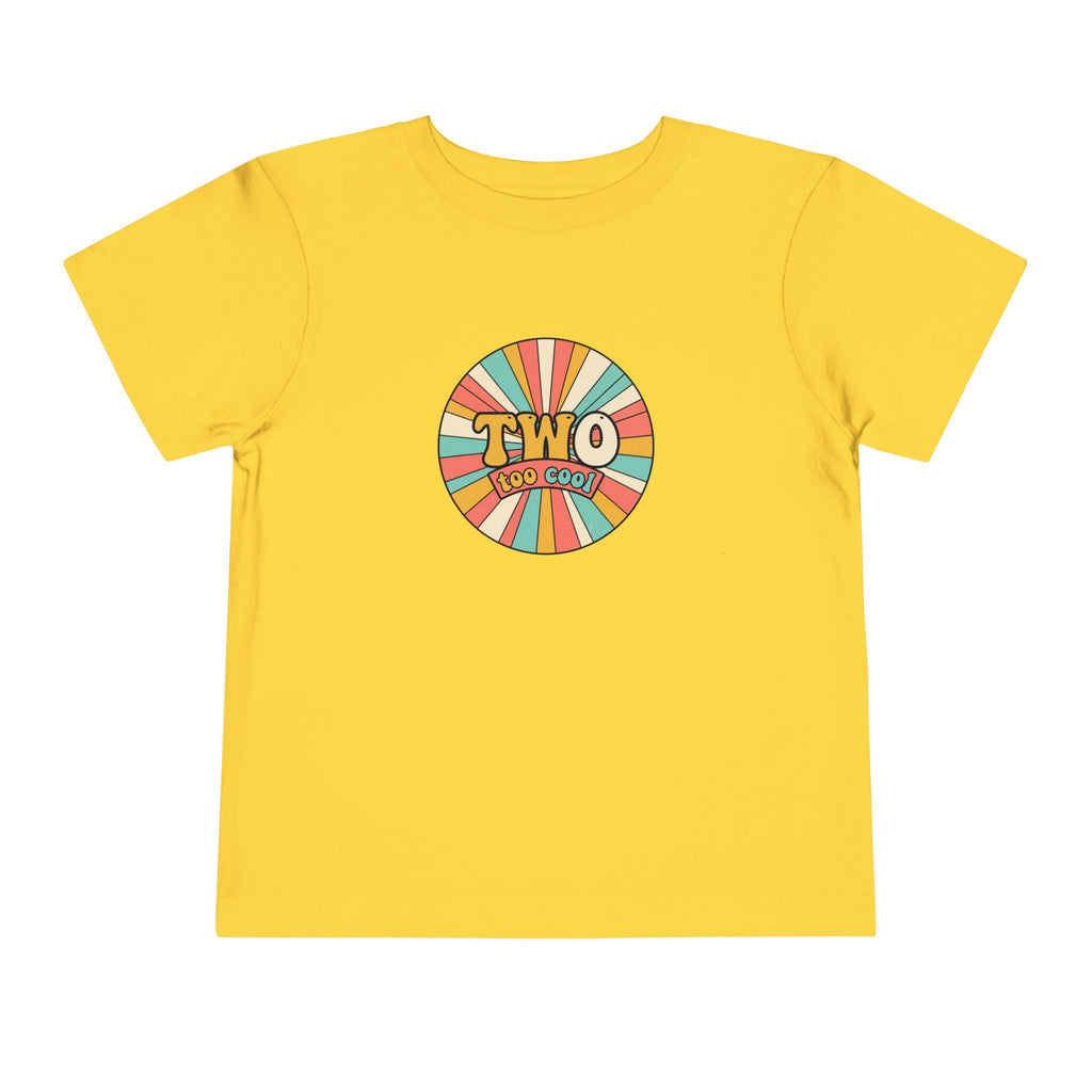 2nd Birthday Shirt TWO Too Cool Toddler Tee 2T to 5T