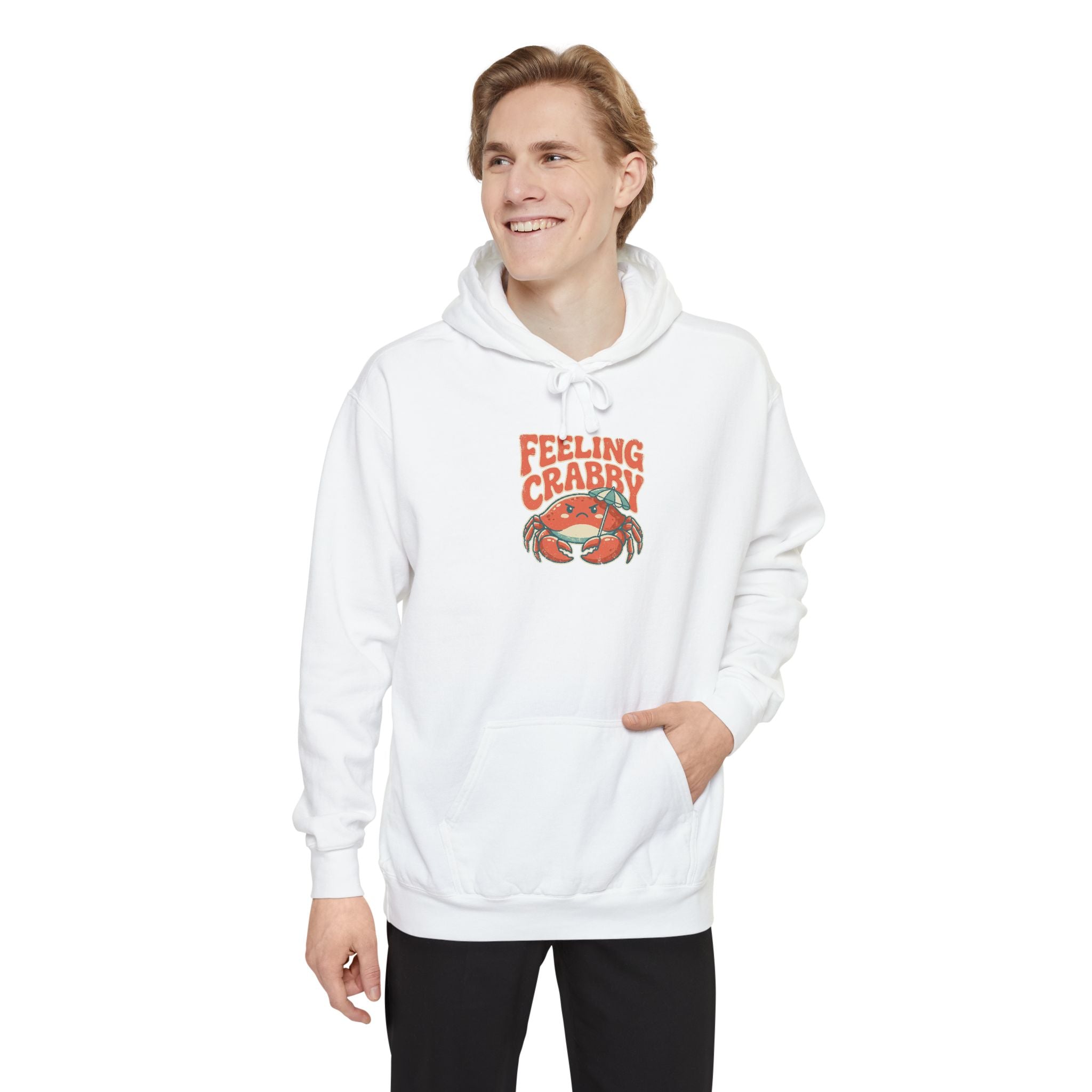 Feeling Crabby Hoodie | Comfort Colors Coastal Sweatshirt