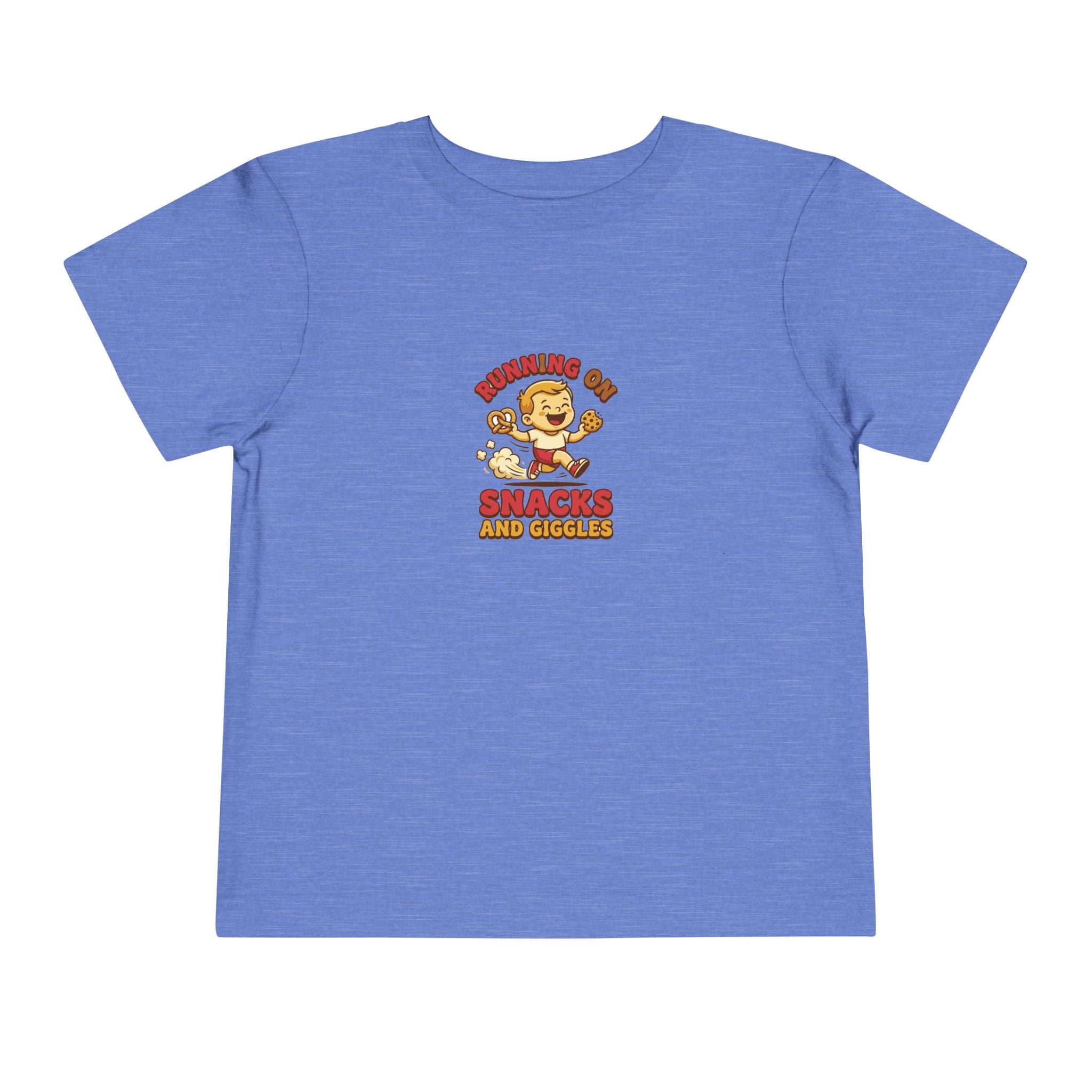 Running on Snacks and Giggles Toddler Shirt Funny Tee