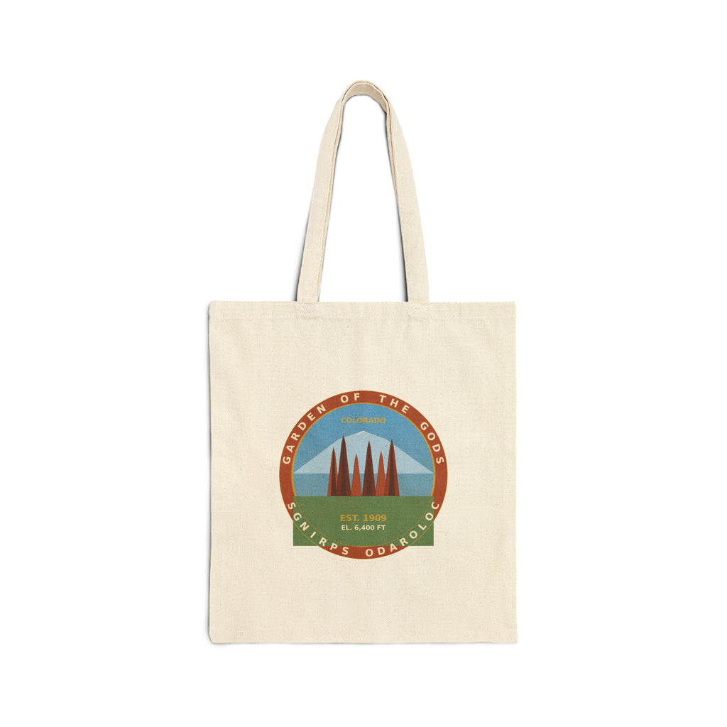 Garden of the Gods Colorado Badge Tote Bag