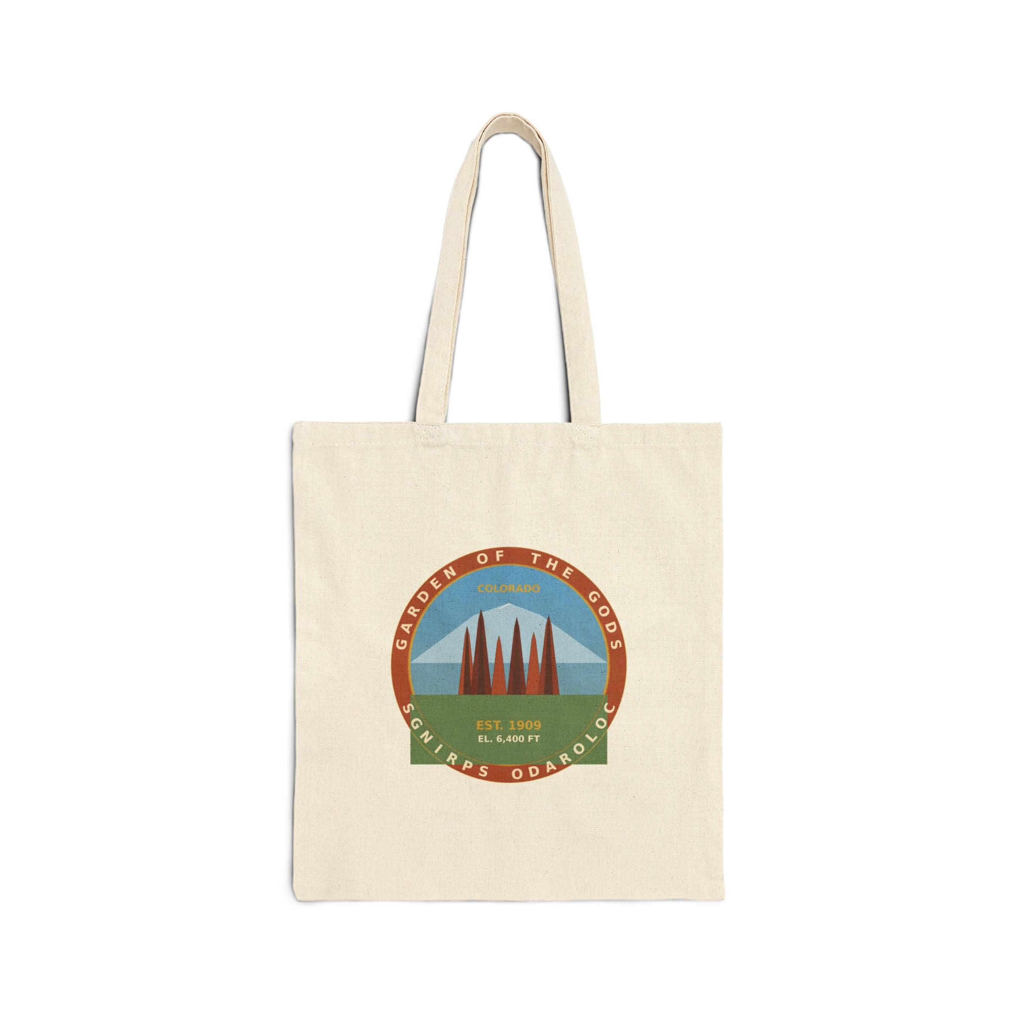 Garden of the Gods Colorado Badge Tote Bag