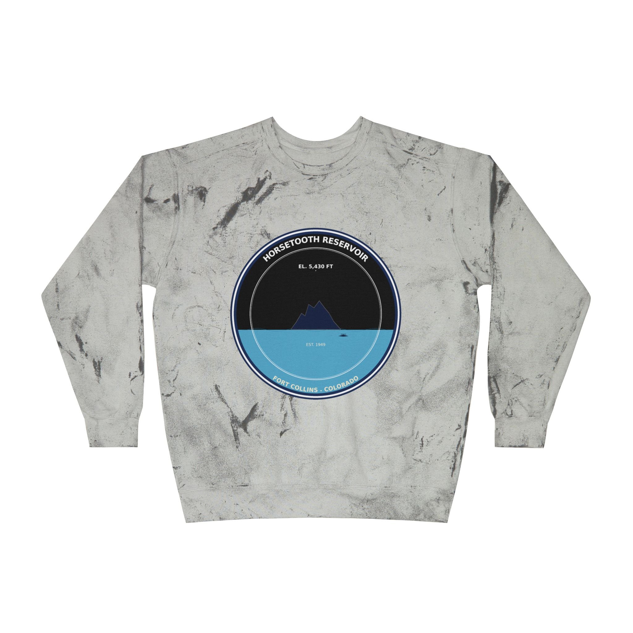 Horsetooth Reservoir Colorado Crewneck Sweatshirt | Fort Collins CO Souvenir