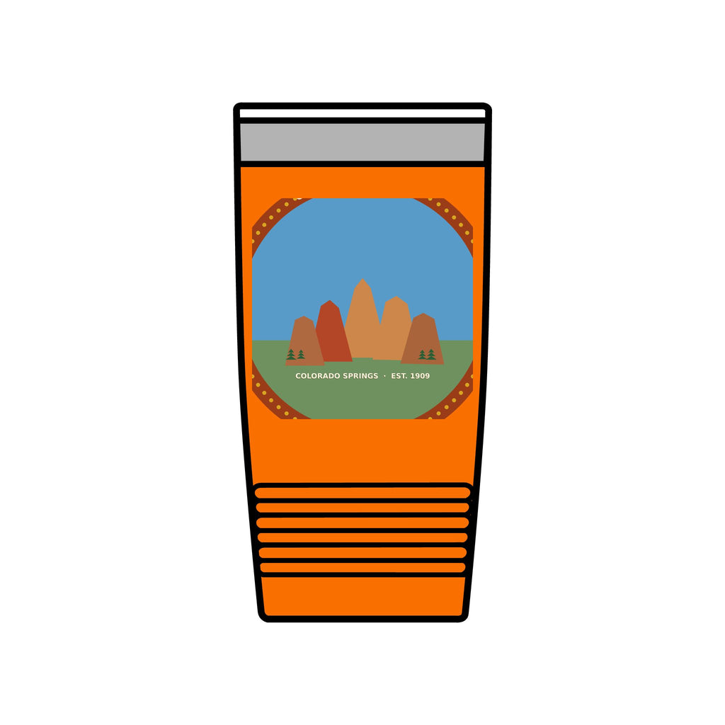 Garden of the Gods Colorado Badge 20oz Tumbler