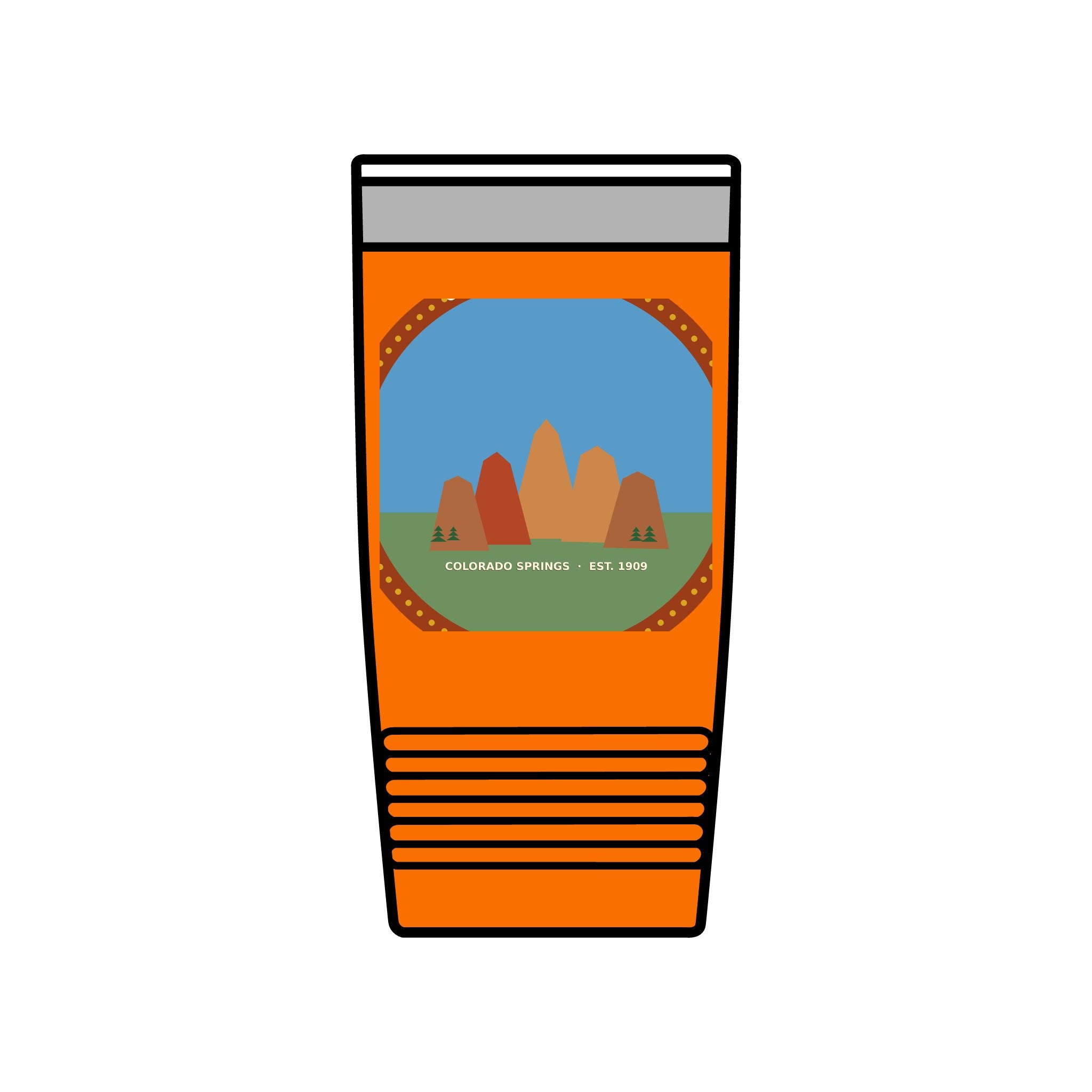 Garden of the Gods Colorado Badge 20oz Tumbler