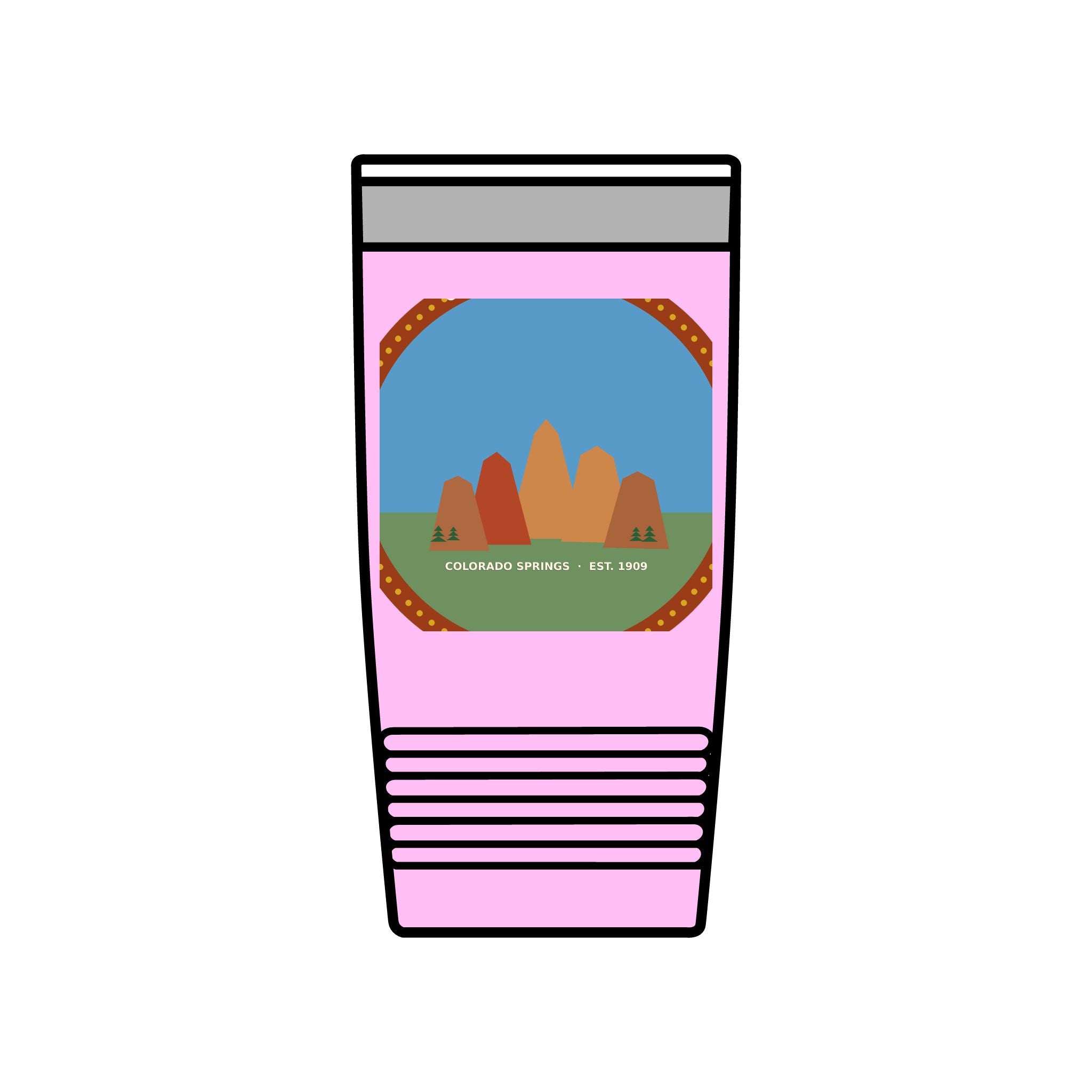 Garden of the Gods Colorado Badge 20oz Tumbler