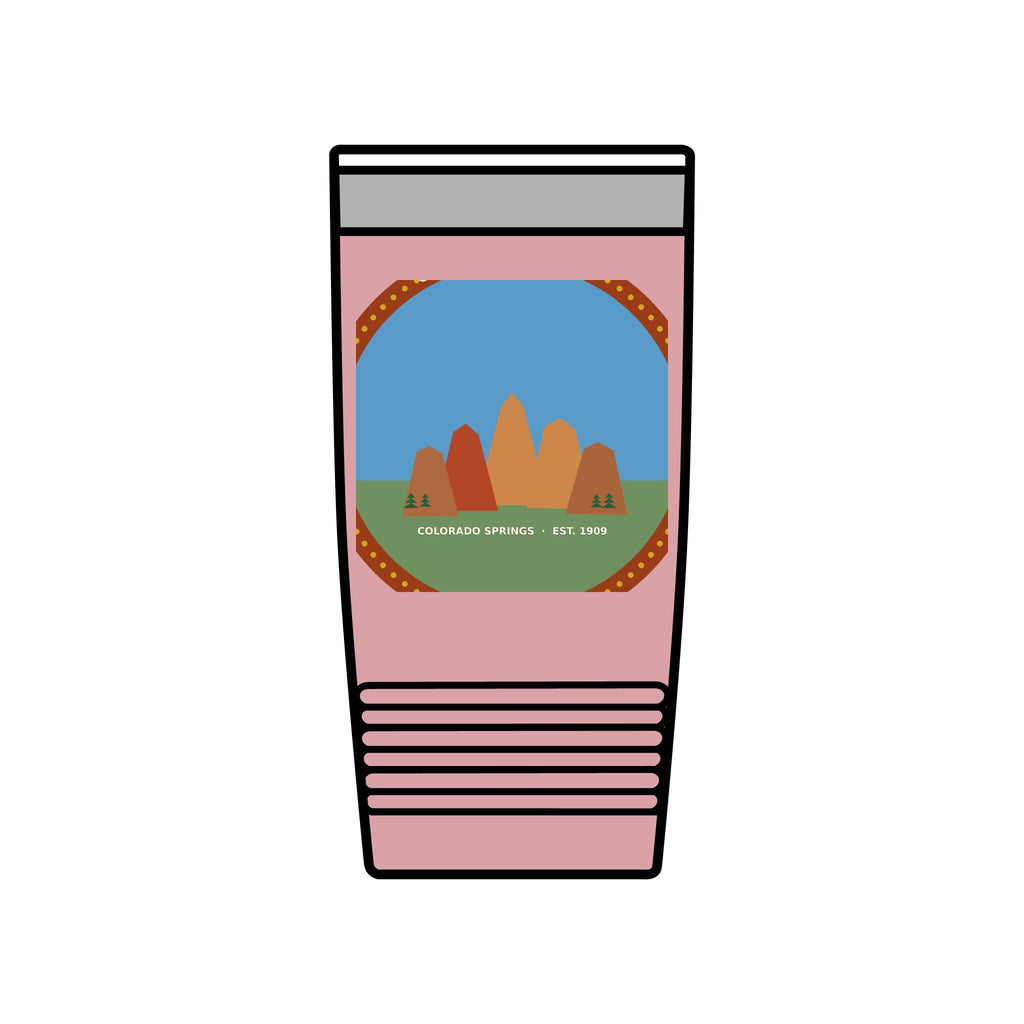 Garden of the Gods Colorado Badge 20oz Tumbler