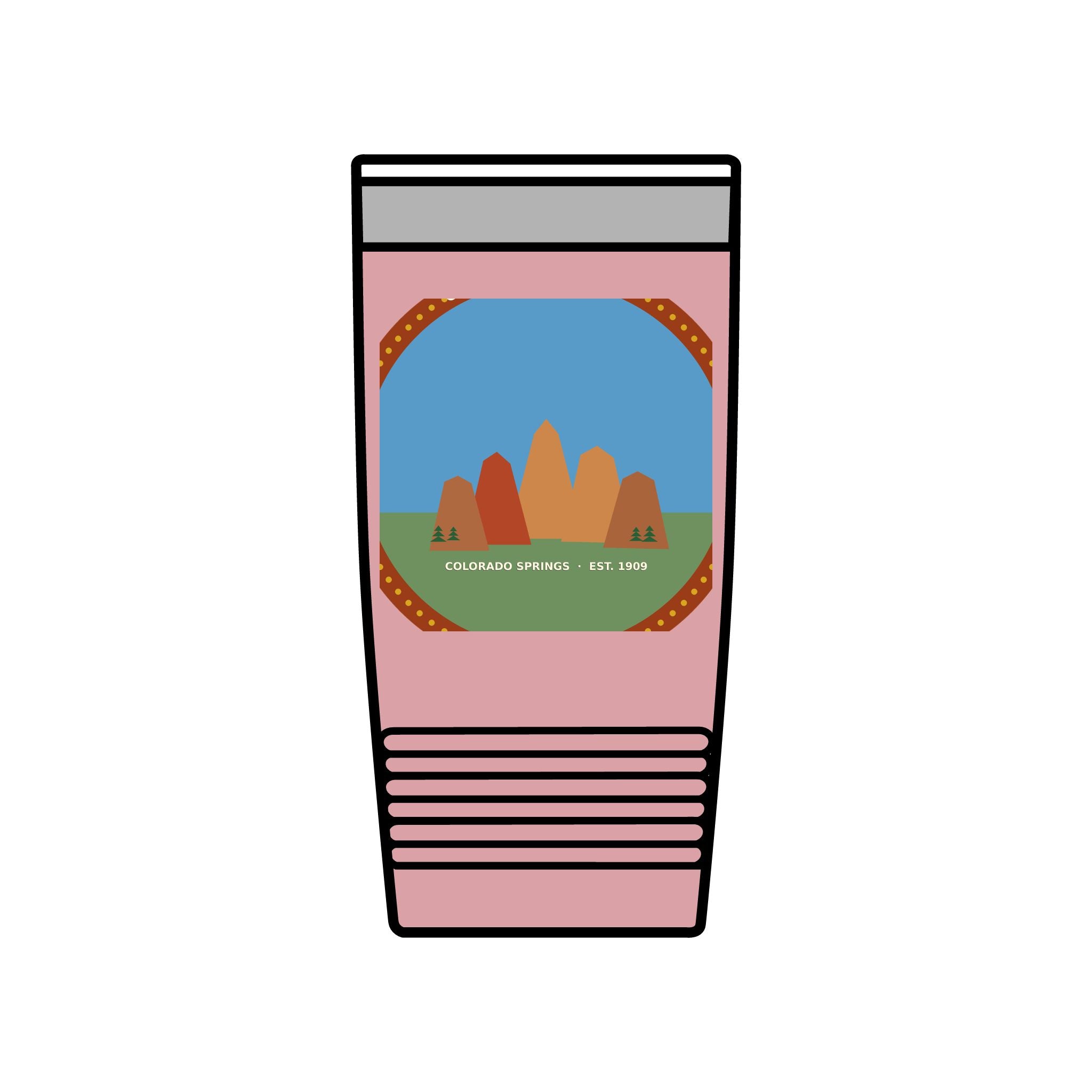 Garden of the Gods Colorado Badge 20oz Tumbler