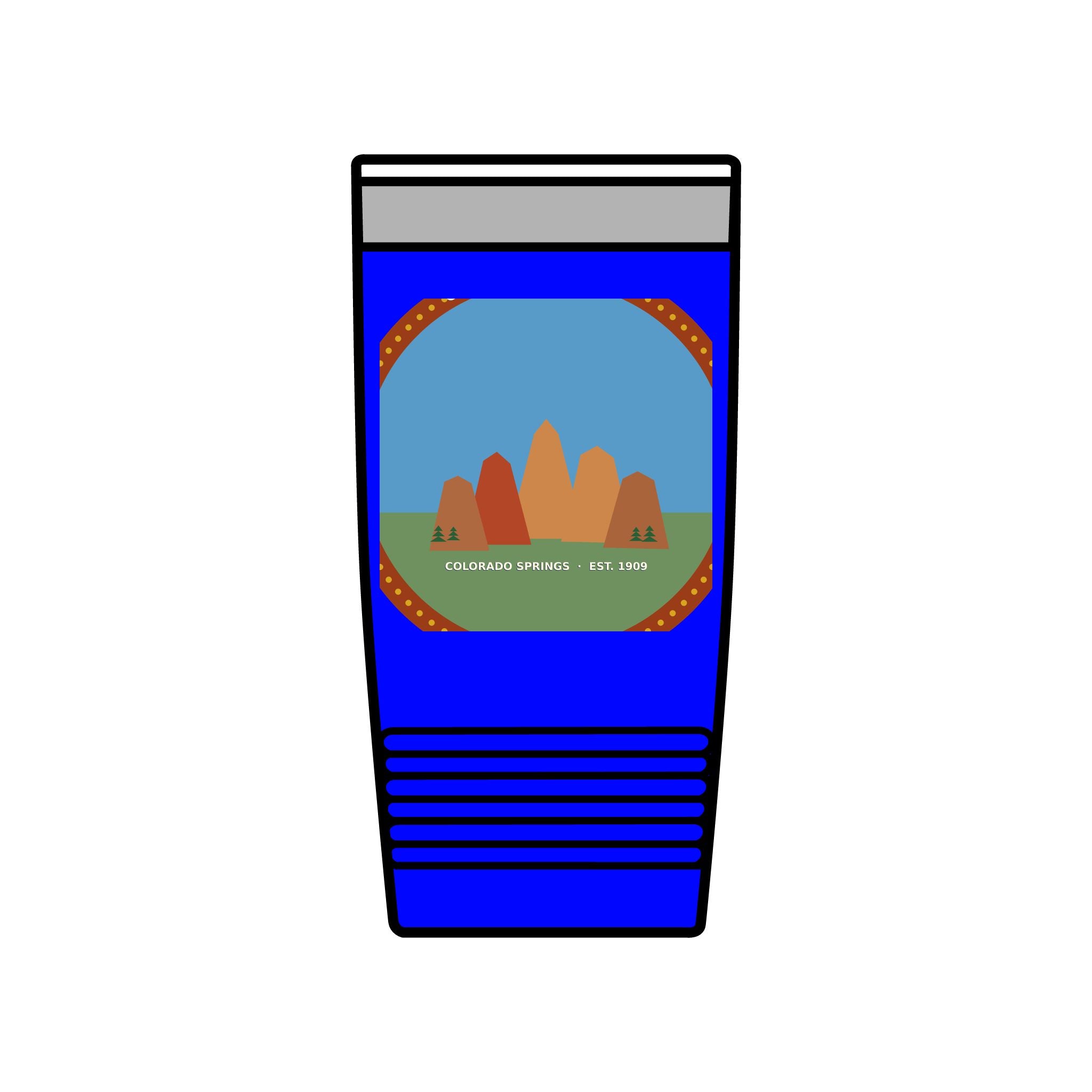 Garden of the Gods Colorado Badge 20oz Tumbler
