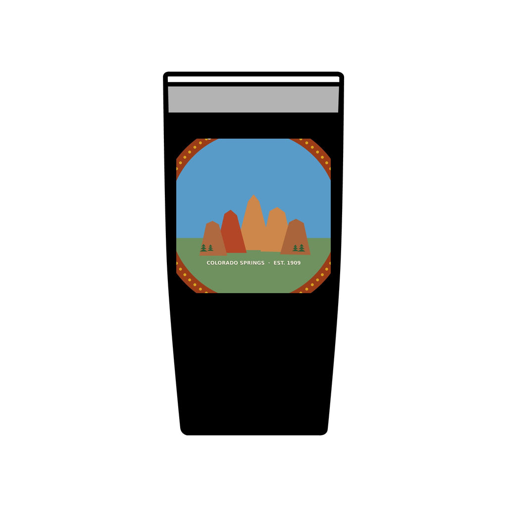 Garden of the Gods Colorado Badge 20oz Tumbler