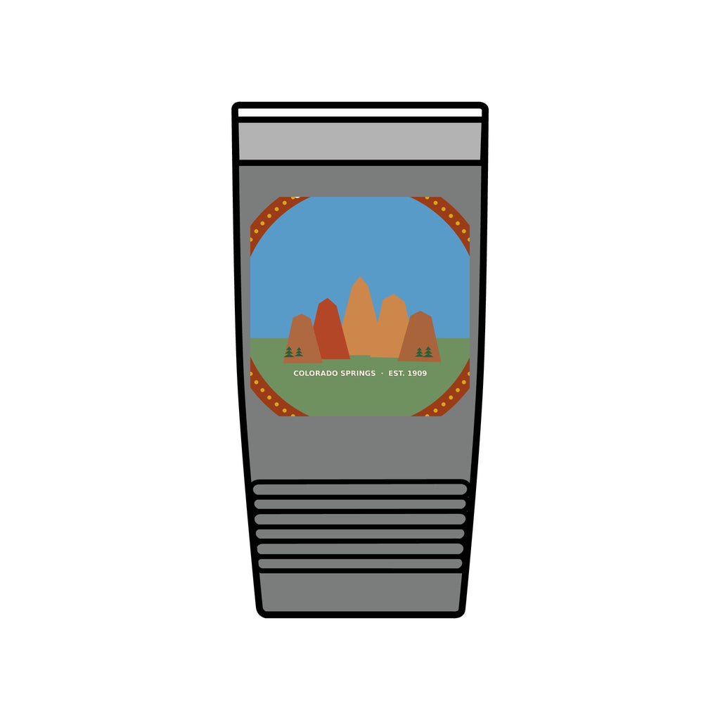 Garden of the Gods Colorado Badge 20oz Tumbler