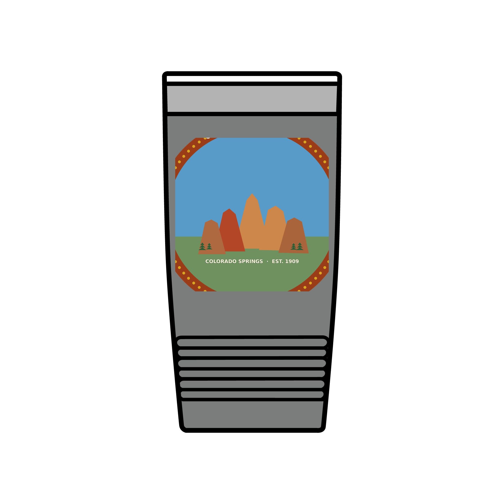 Garden of the Gods Colorado Badge 20oz Tumbler