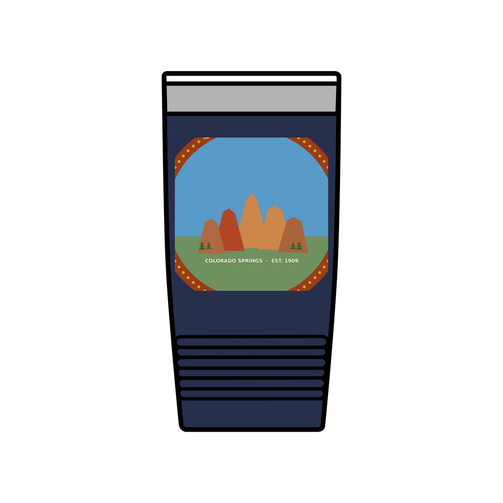 Garden of the Gods Colorado Badge 20oz Tumbler