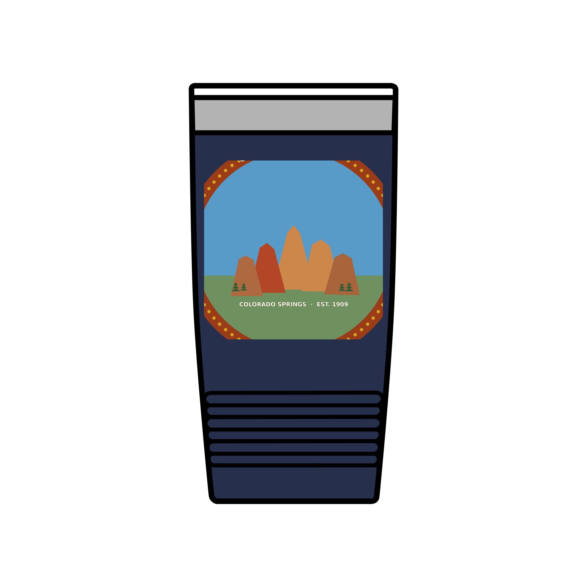 Garden of the Gods Colorado Badge 20oz Tumbler