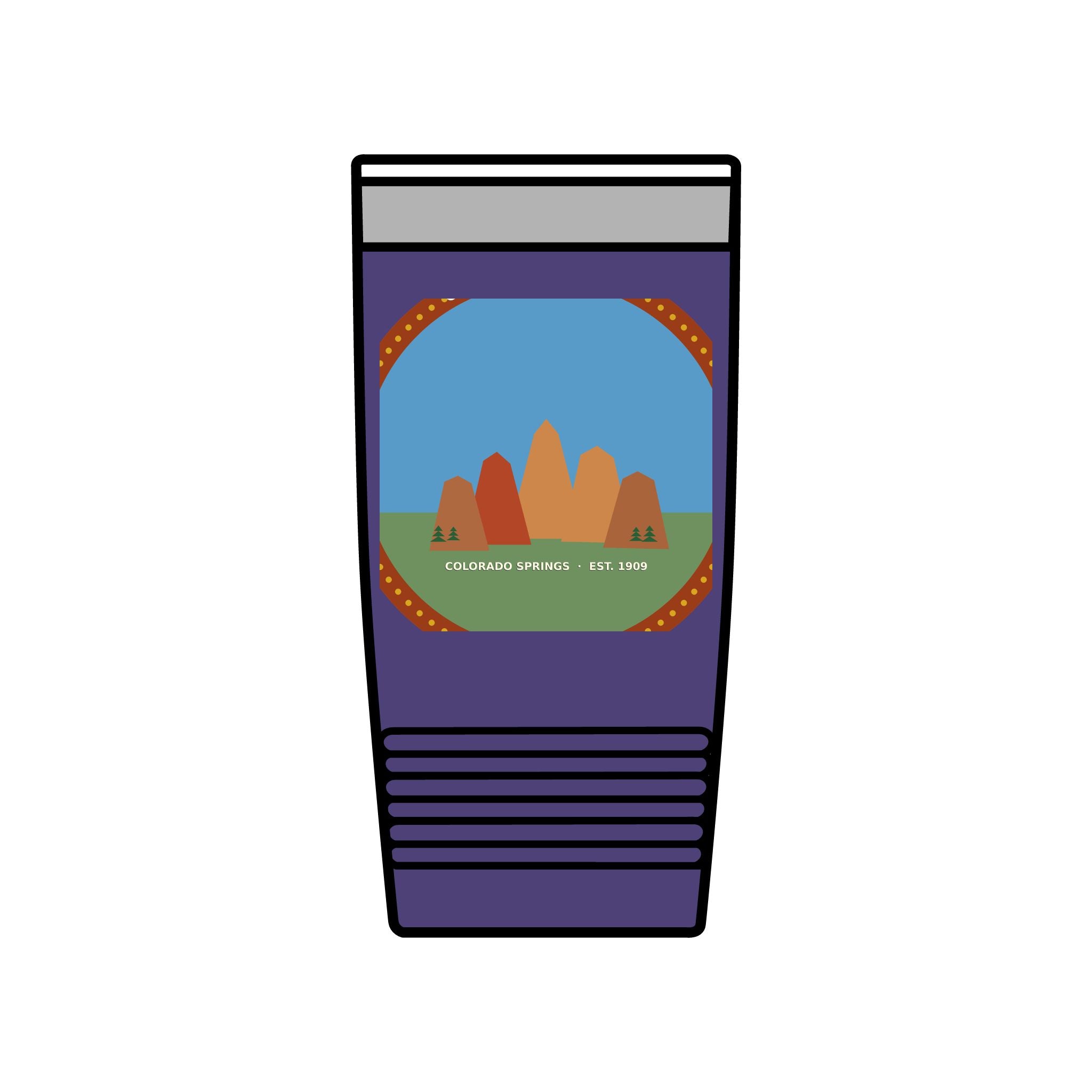 Garden of the Gods Colorado Badge 20oz Tumbler