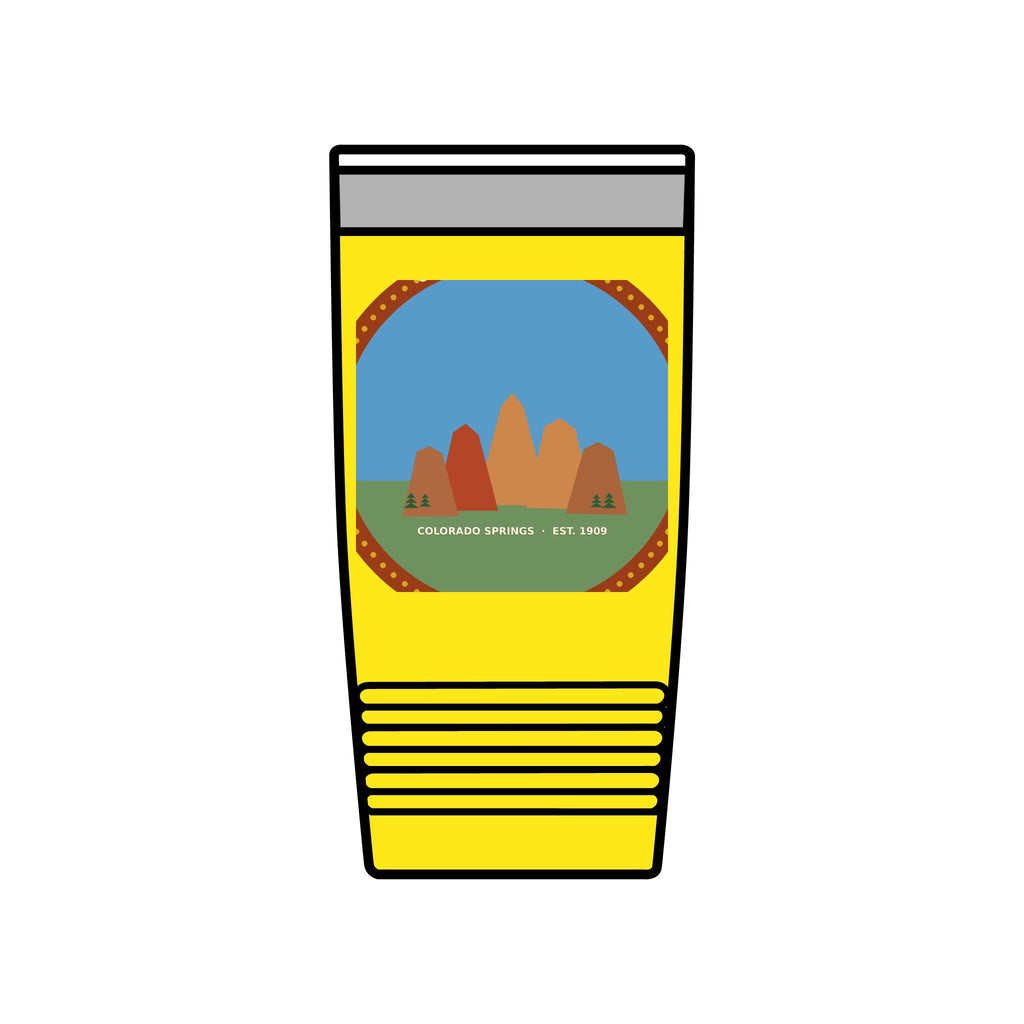 Garden of the Gods Colorado Badge 20oz Tumbler