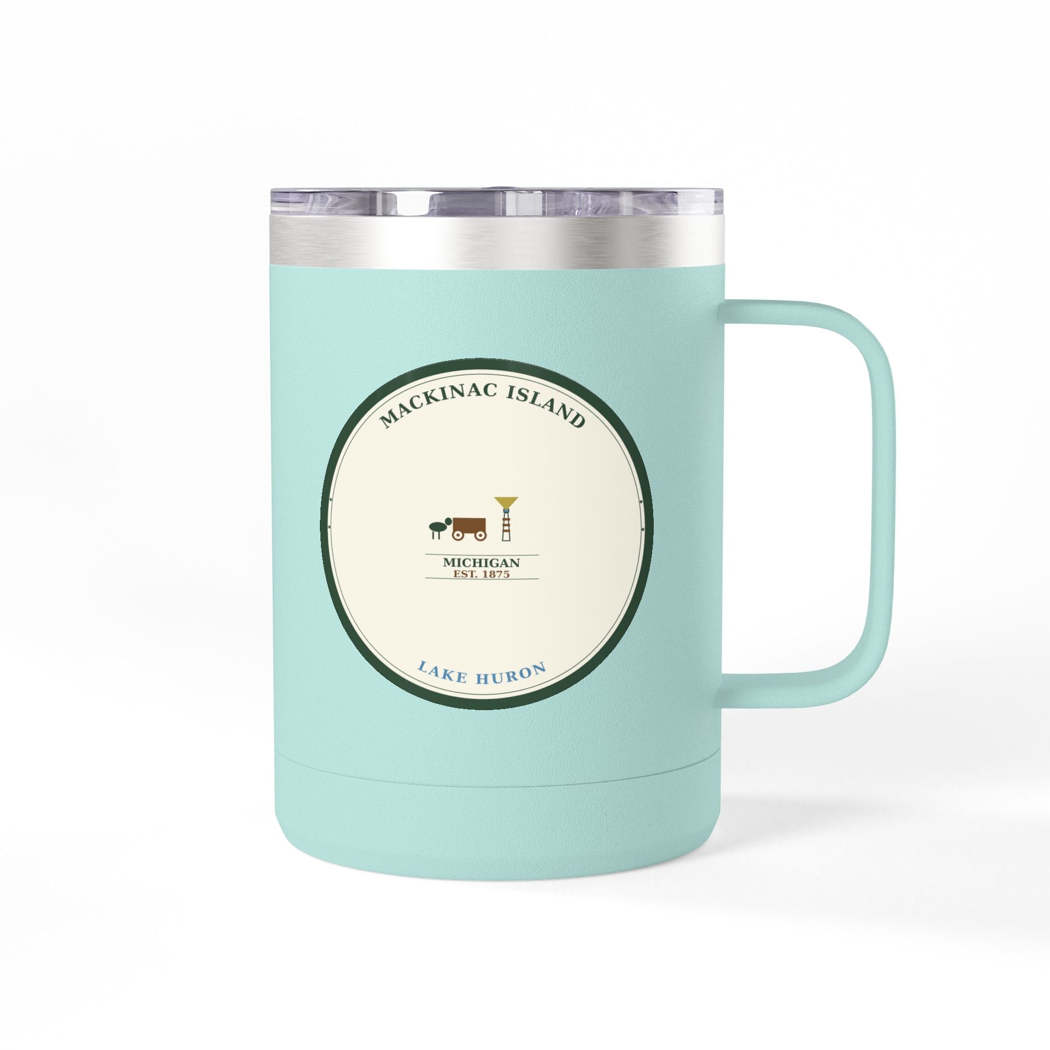 Mackinac Island 15oz Travel Mug
