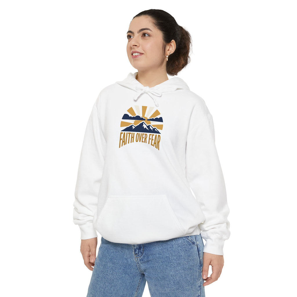 Faith Over Fear Hoodie | Inspirational Christian Sweatshirt
