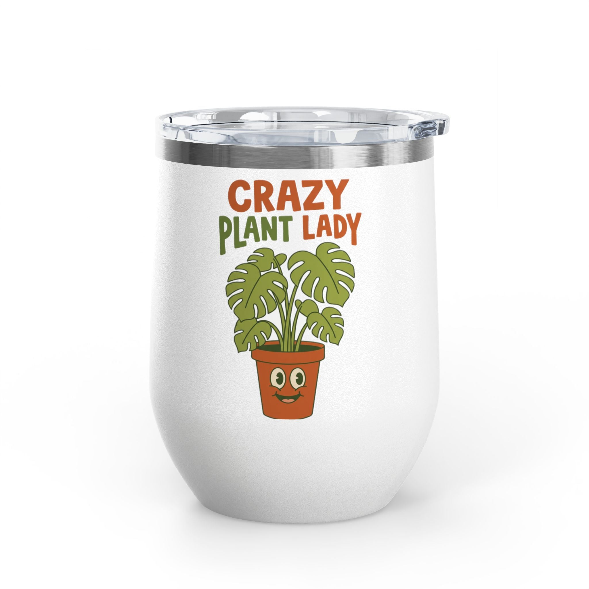 Crazy Plant Lady 12oz Tumbler | Plant Mom Drinkware
