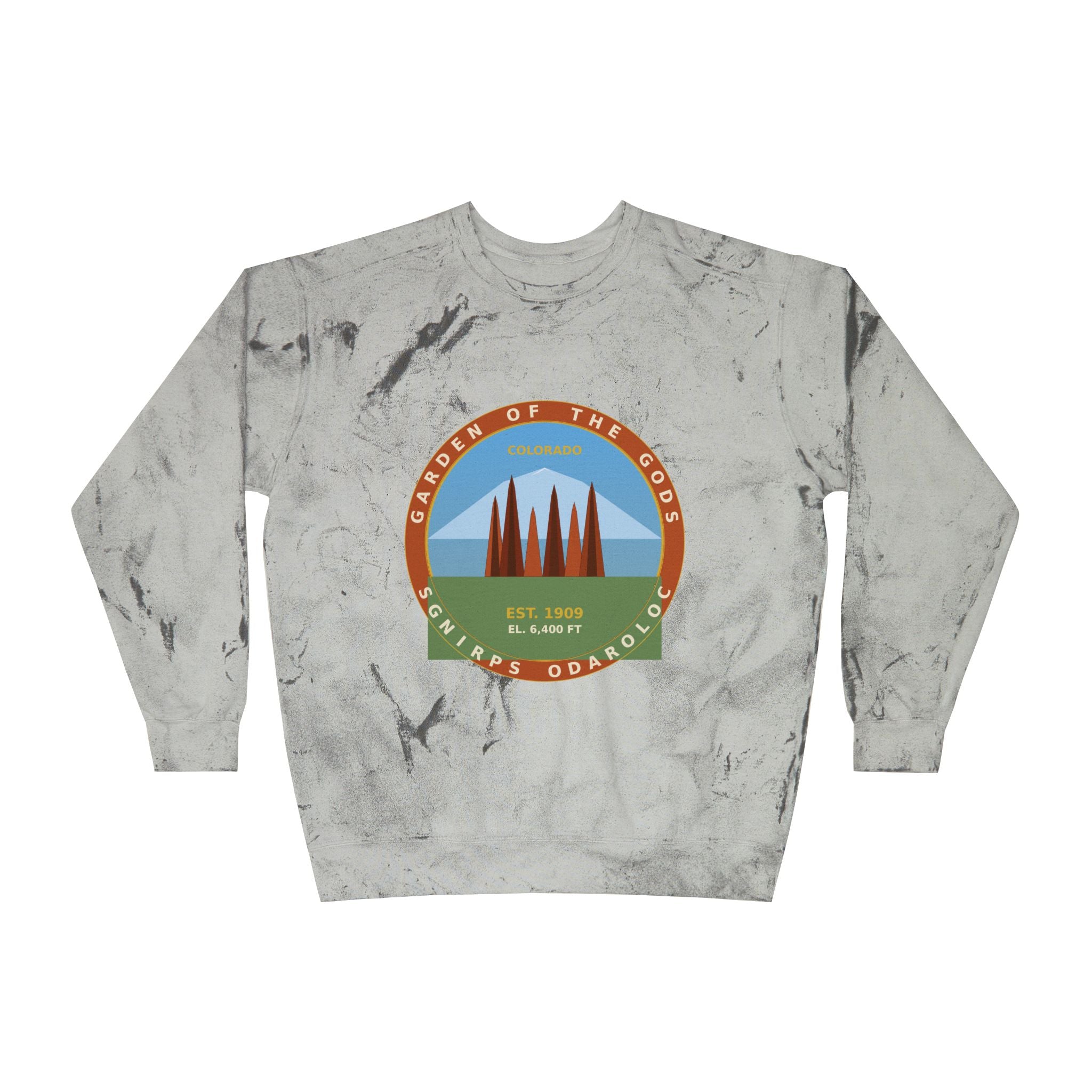 Garden of the Gods Colorado Badge Crewneck Sweatshirt