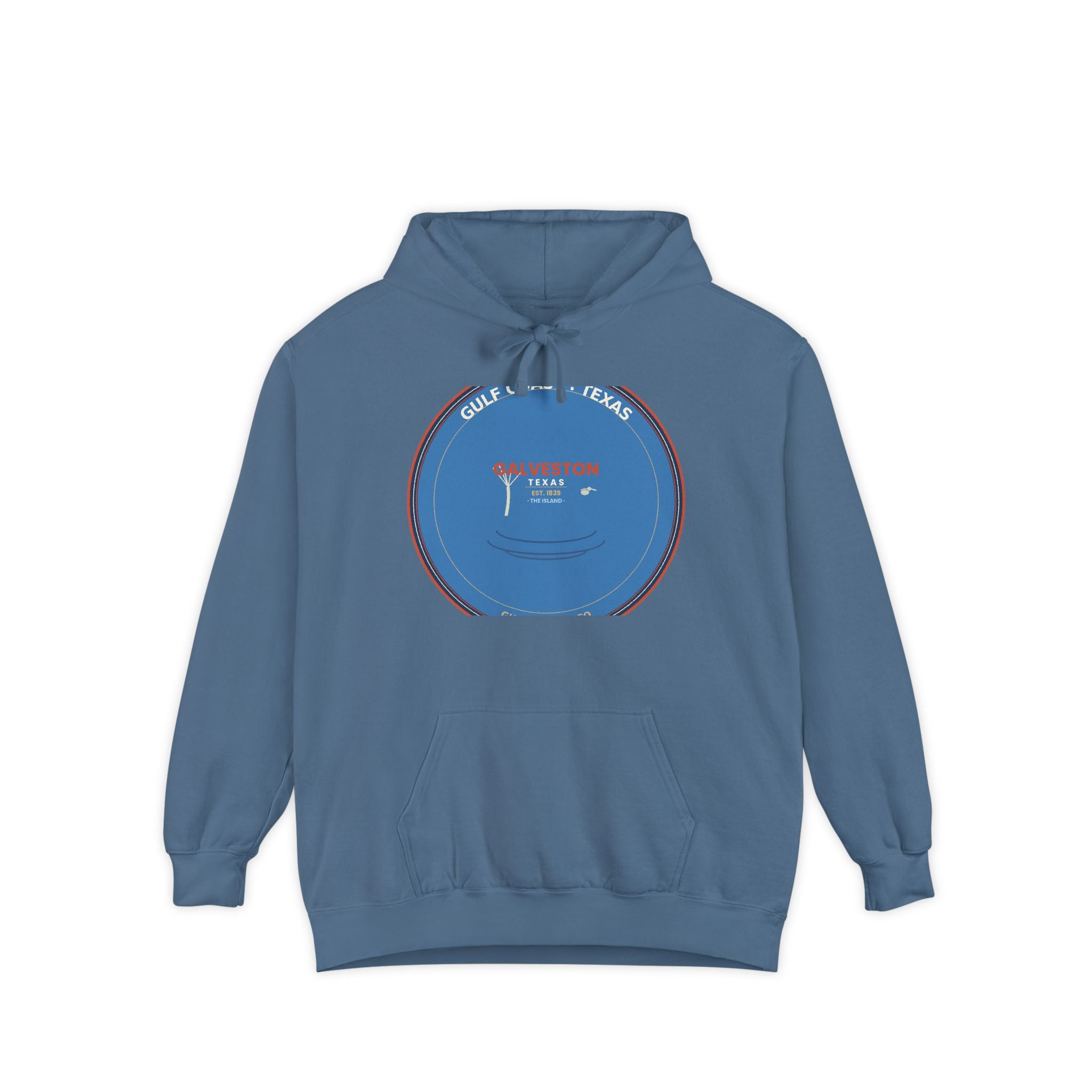 Galveston Texas Hoodie | Vintage Coastal Badge | CC 1567