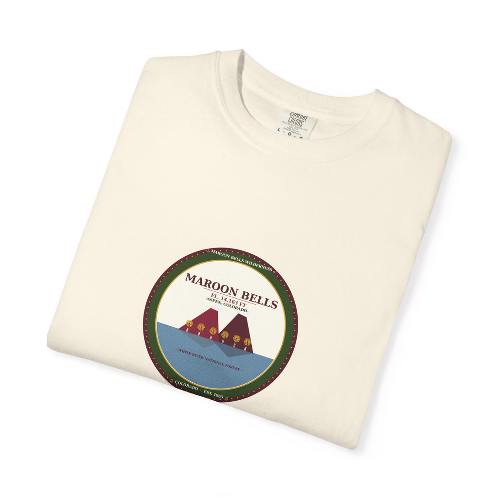 Maroon Bells Badge Tee — Colorado 14er