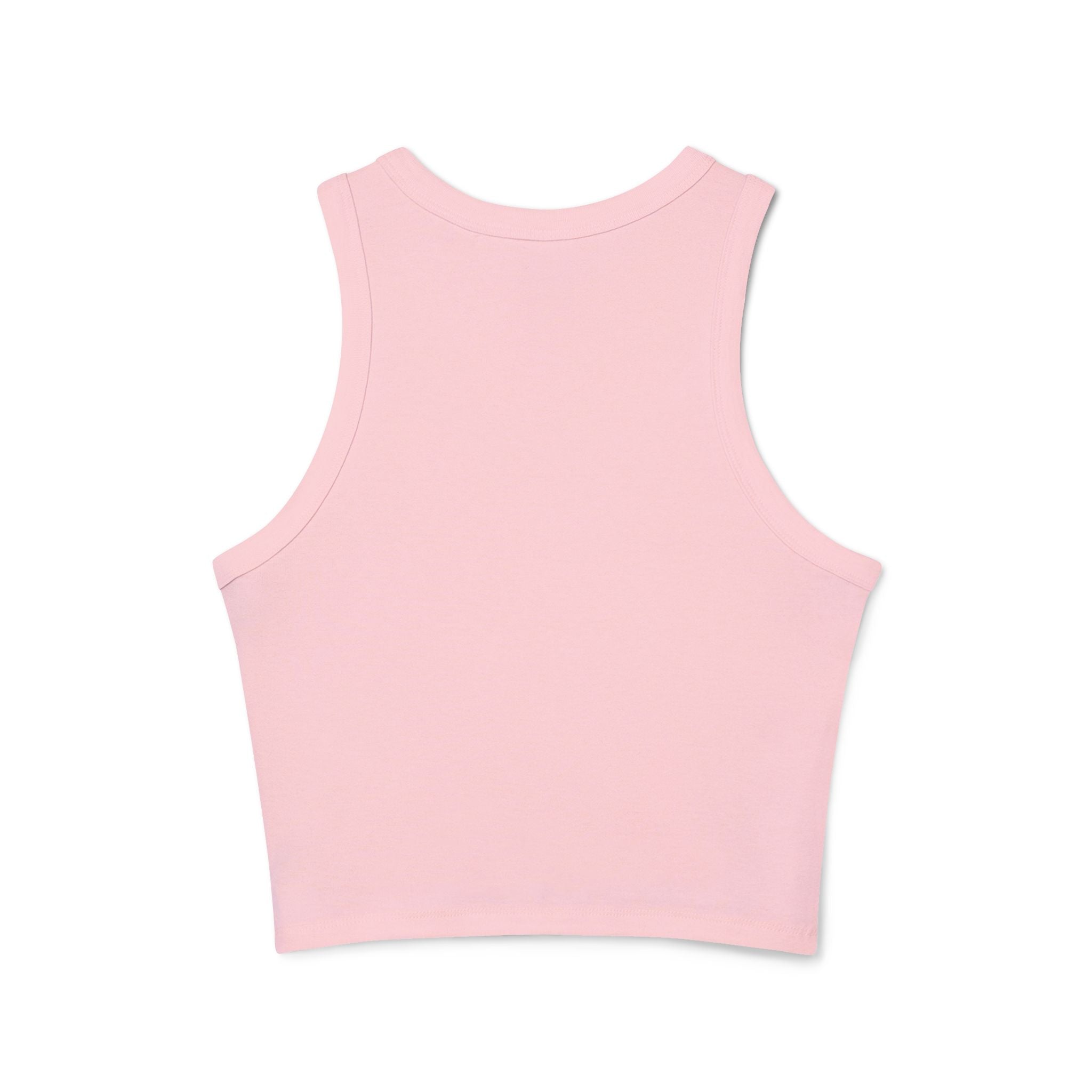 Sweat Now Wine Later Racerback Tank — Women's Micro-Rib Gym & Wine Tank