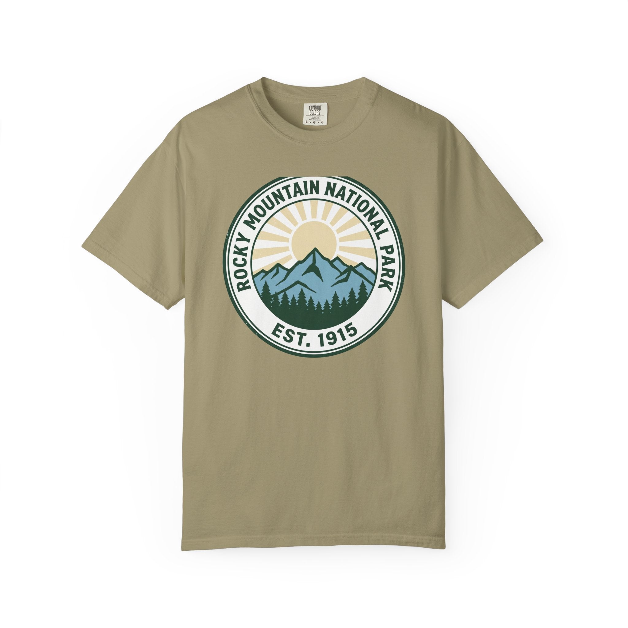 Rocky Mountain National Park Tee | Vintage EST. 1915 | Comfort Colors
