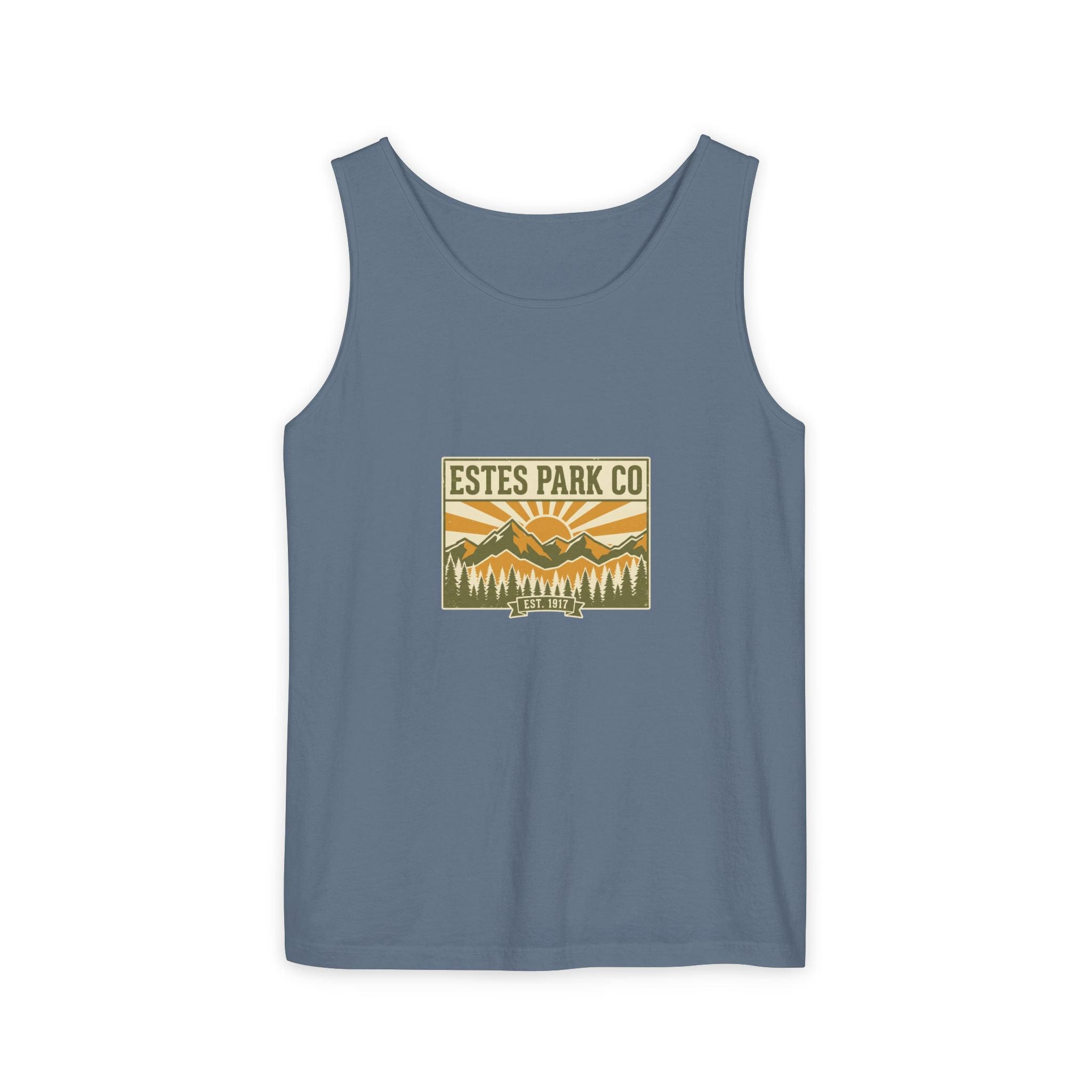 Estes Park CO Tank Top | Vintage EST. 1917 Colorado Tank | Comfort Colors