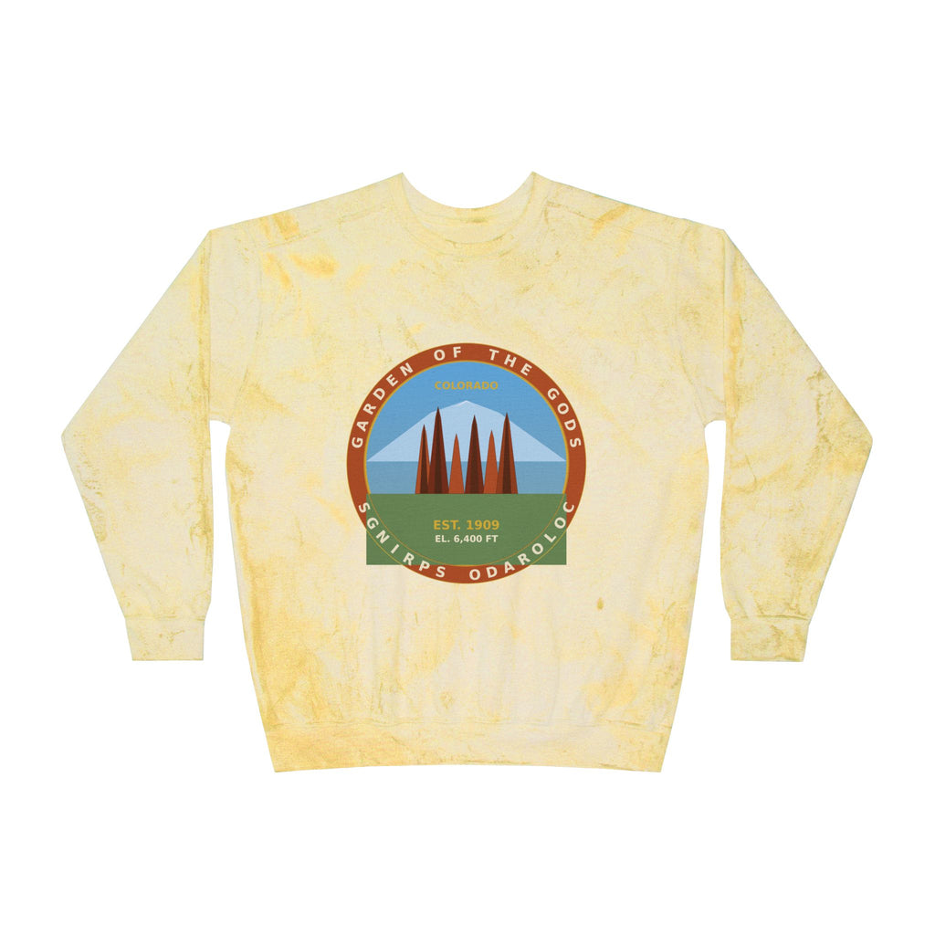 Garden of the Gods Colorado Badge Crewneck Sweatshirt