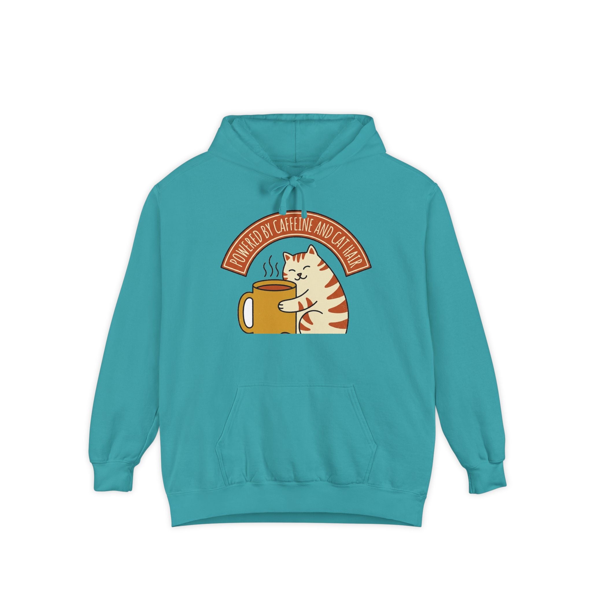 Cat Coffee | Powered by Caffeine Hoodie